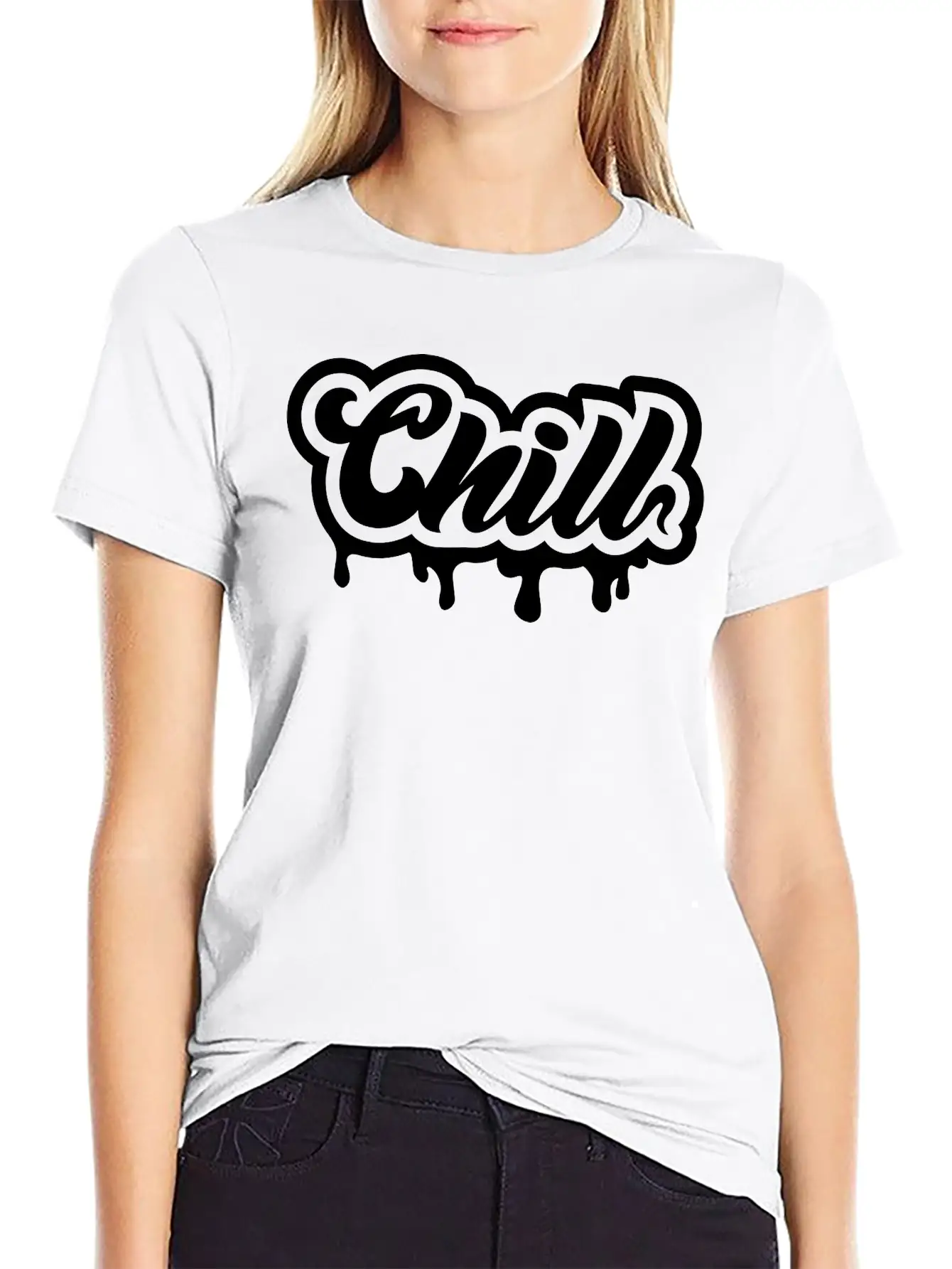 Chill - Dark Unisex Short Sleeve Soft Cotton T-Shirt – Casual Everyday Wear