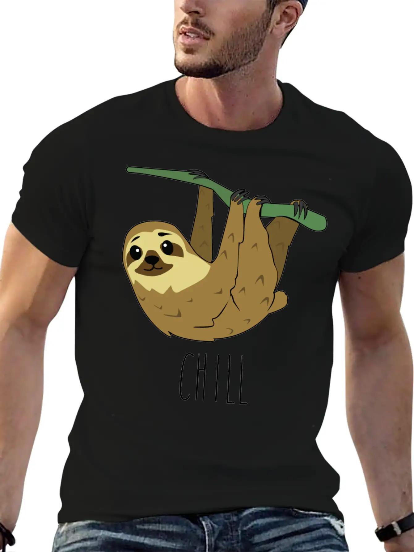 CHILL Sloth Timeless Short Sleeve Tee – Comfy And Minimalist Design