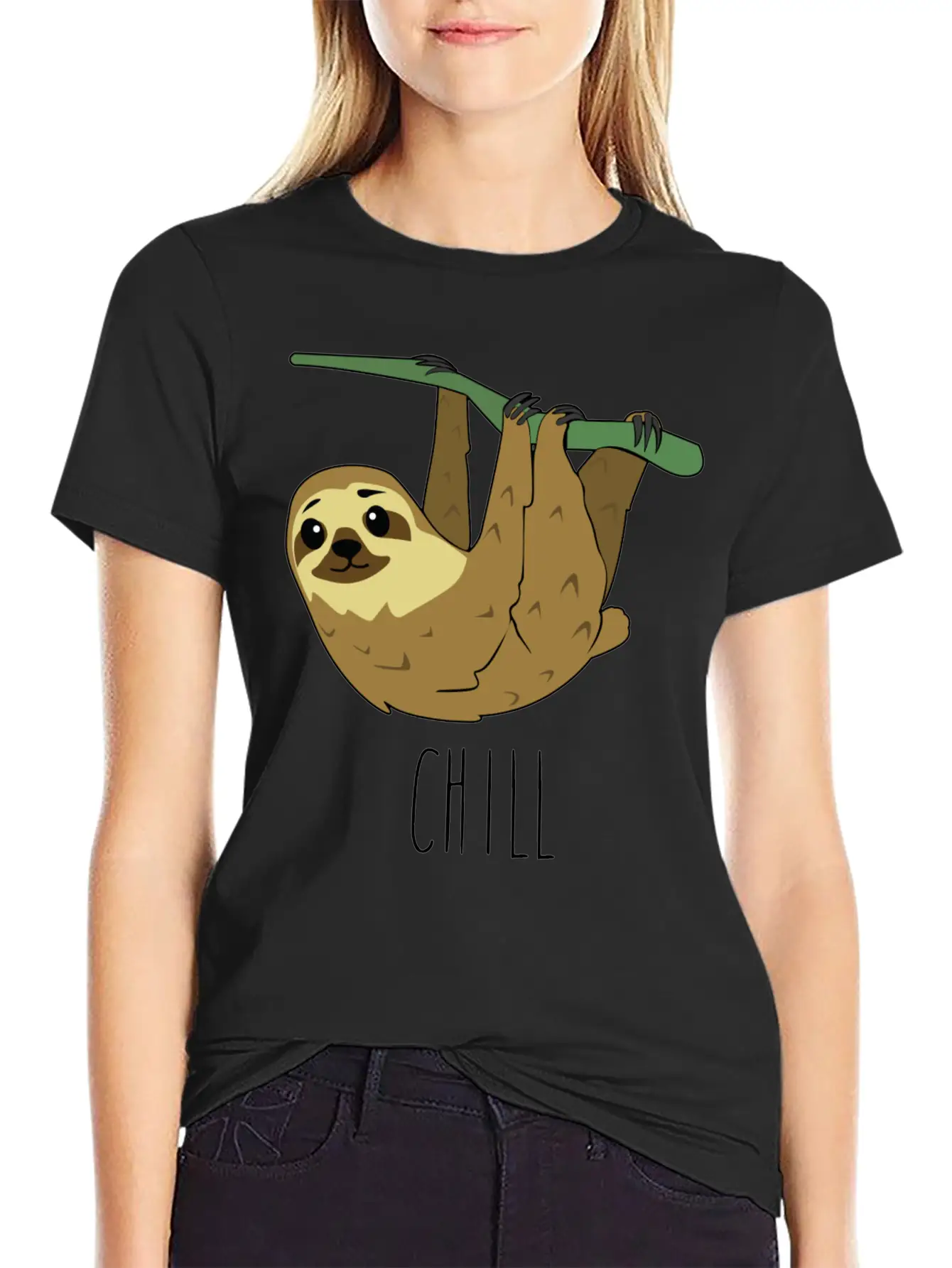 CHILL Sloth Timeless Short Sleeve Tee – Comfy And Minimalist Design