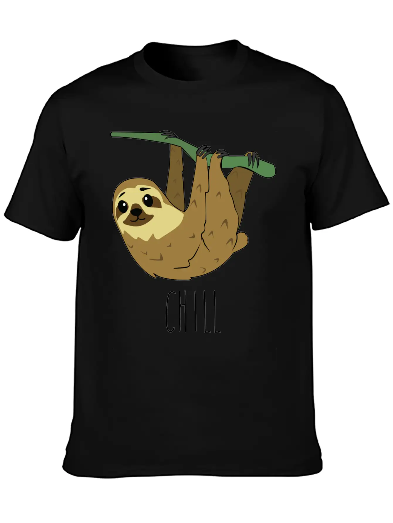 CHILL Sloth Timeless Short Sleeve Tee – Comfy And Minimalist Design