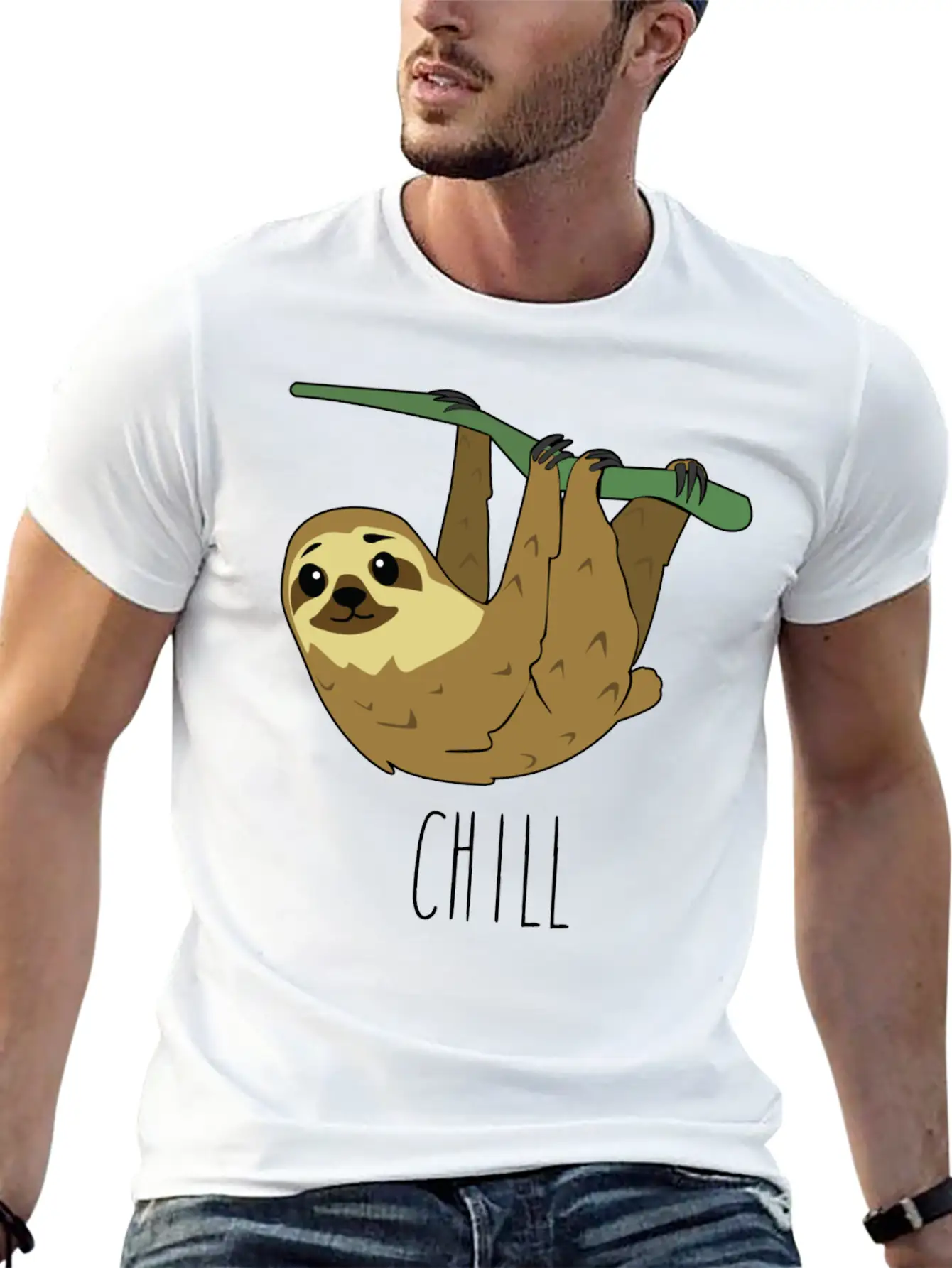 CHILL Sloth Timeless Short Sleeve Tee – Comfy And Minimalist Design