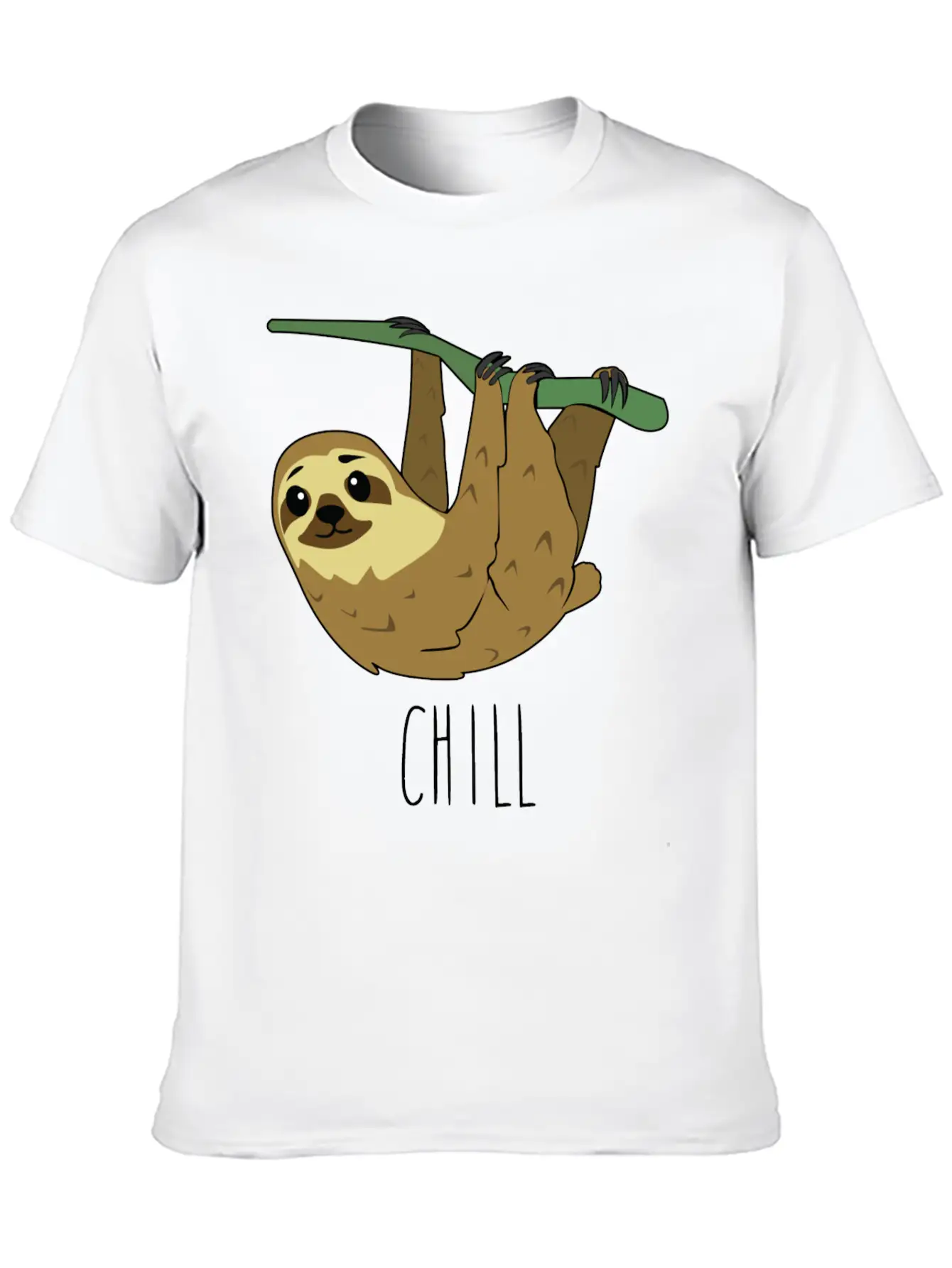 CHILL Sloth Timeless Short Sleeve Tee – Comfy And Minimalist Design