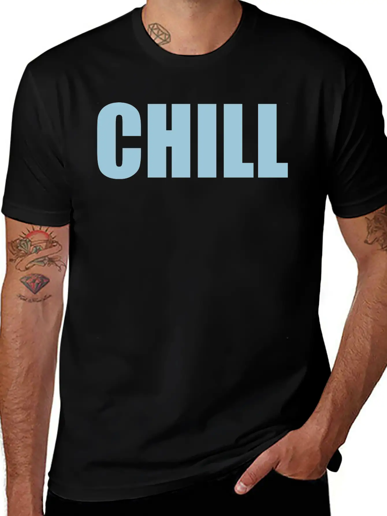 Chill Unisex Short Sleeve Soft Cotton T-Shirt – Casual Everyday Wear