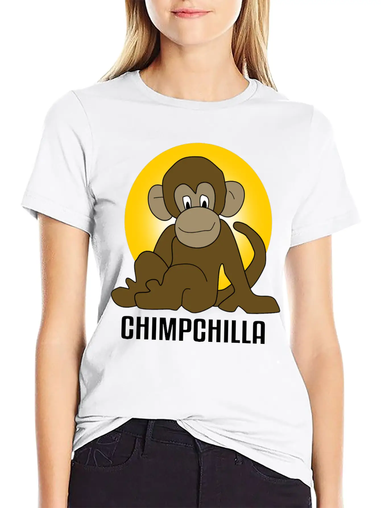 Chimp Chilla Ape Monkey Stylish Everyday T-Shirt – Unisex Basic Cotton Tee