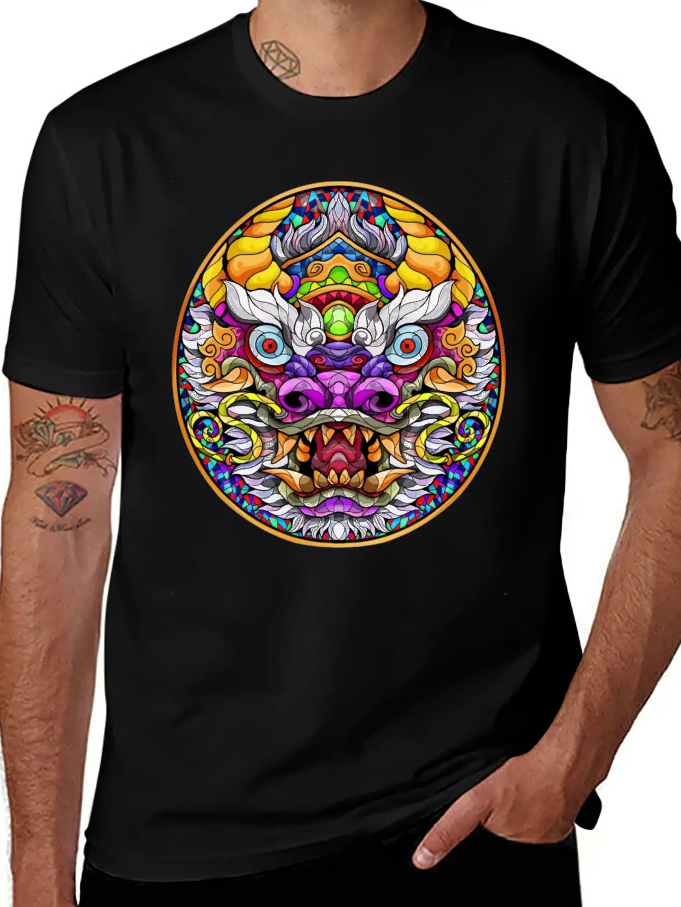 Chinese Dragon Stylish Everyday T-Shirt – Unisex Basic Cotton Tee