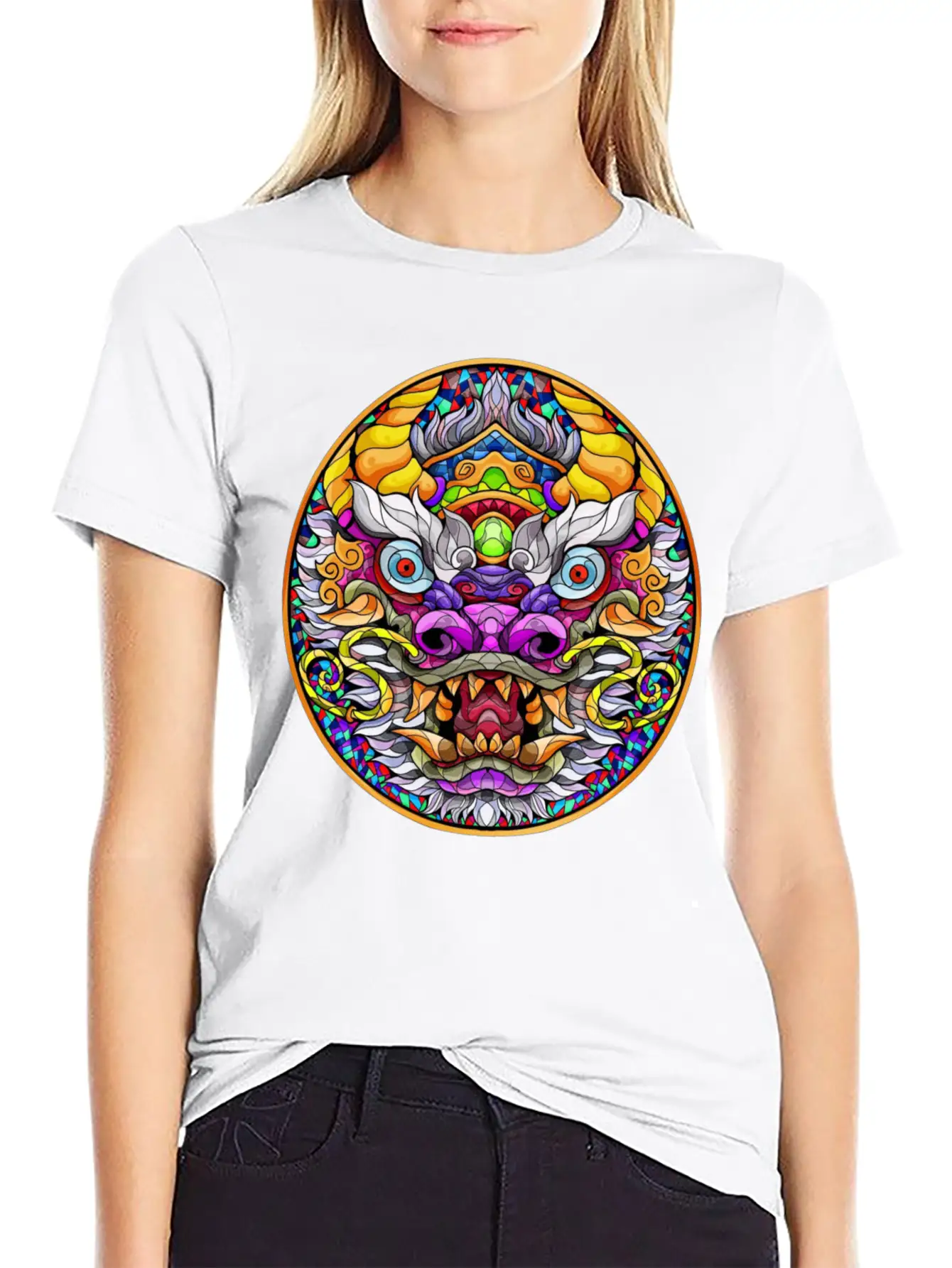 Chinese Dragon Stylish Everyday T-Shirt – Unisex Basic Cotton Tee