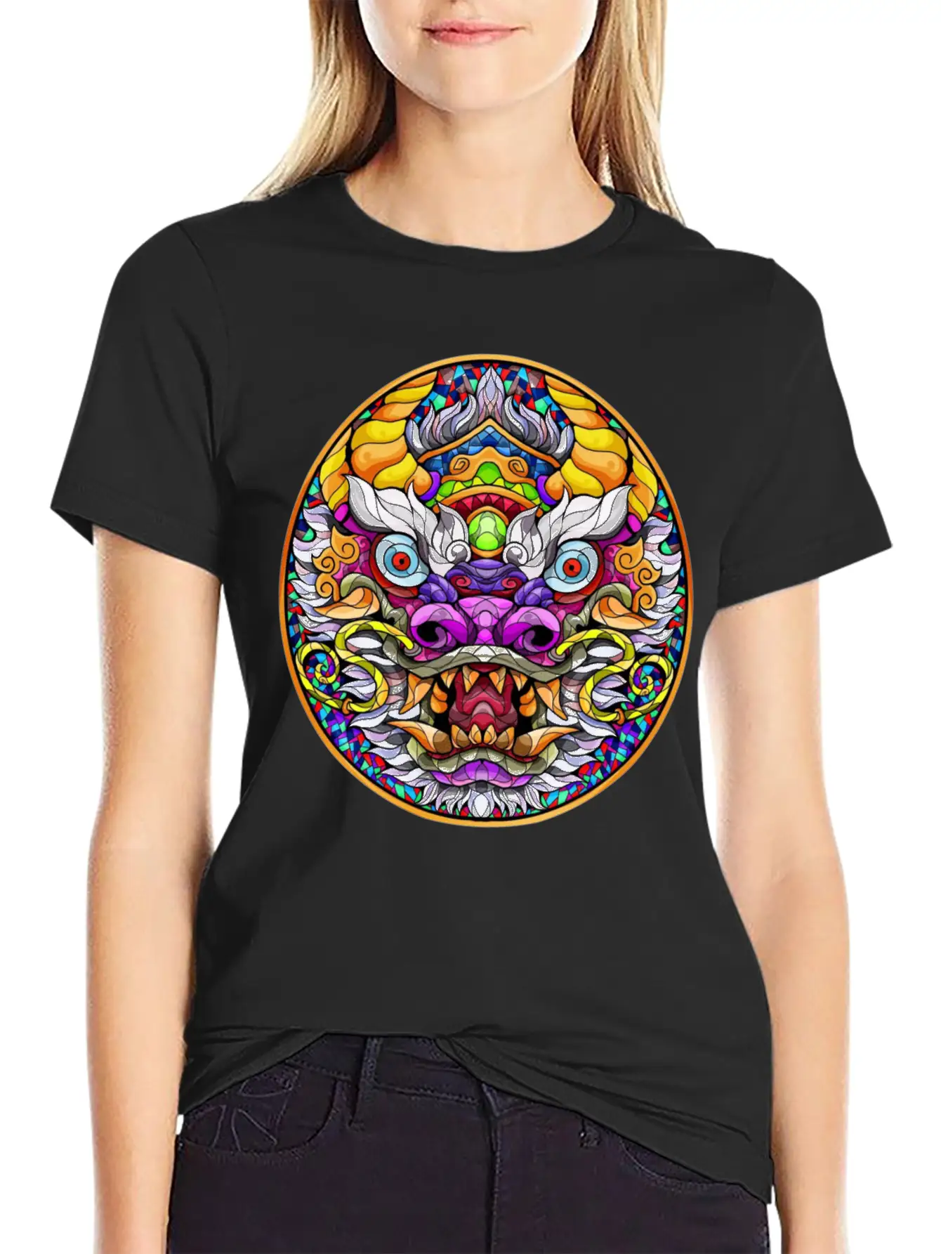 Chinese Dragon Stylish Everyday T-Shirt – Unisex Basic Cotton Tee