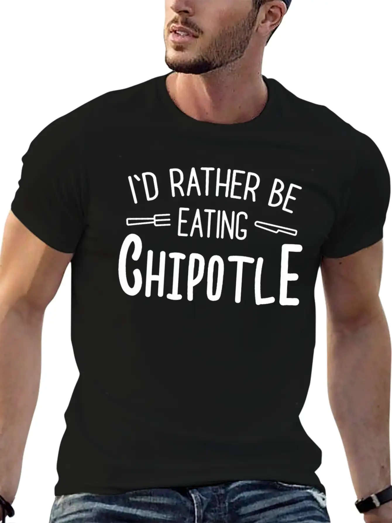 Chipotle Mexican Food Rather Be Funny Jalapeno Basic Graphic T-Shirt – Daily Comfort In Soft Cotton