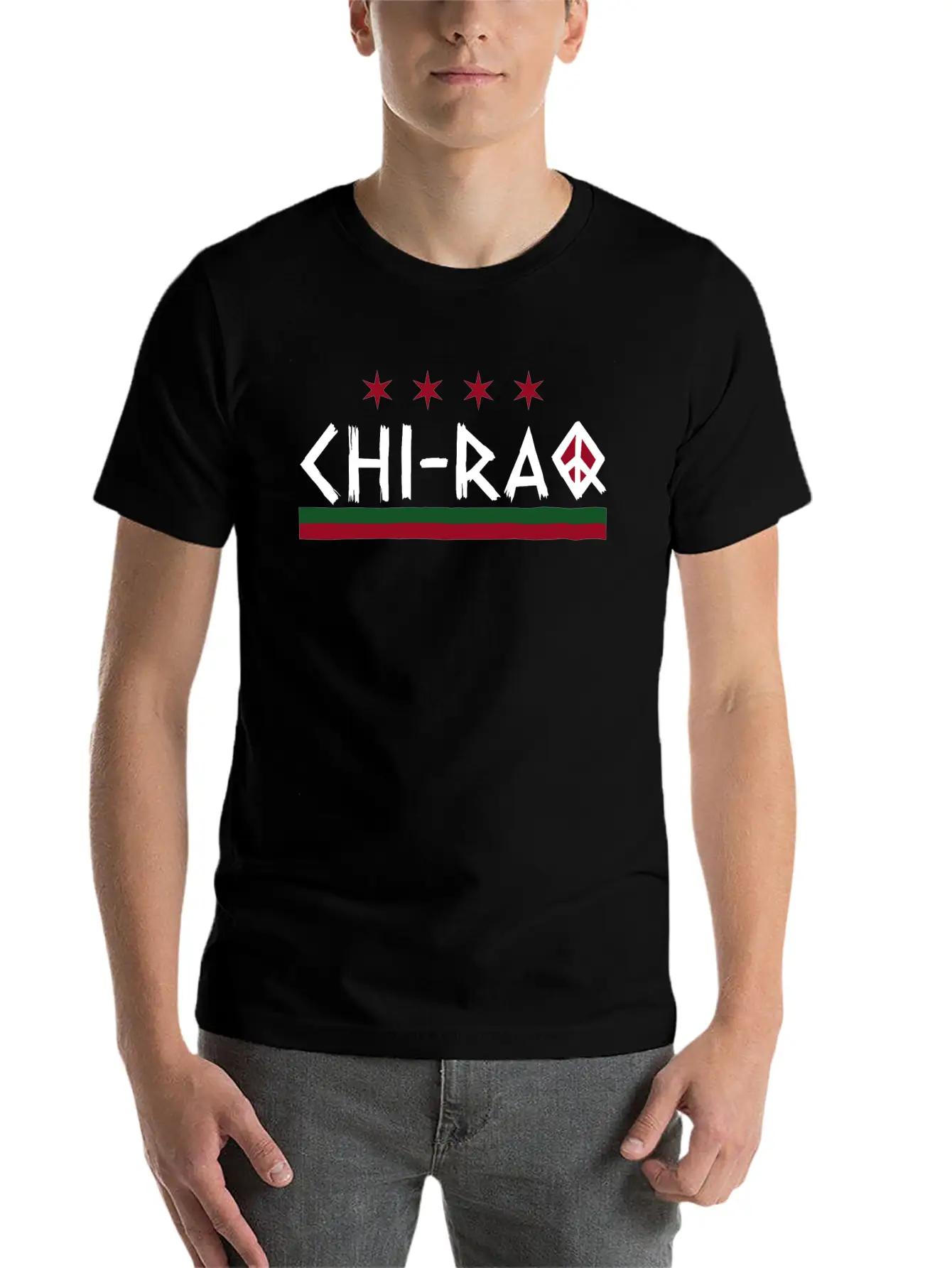 Chiraq Flag Unisex Casual T-Shirt – Clean Design For Daily Comfort