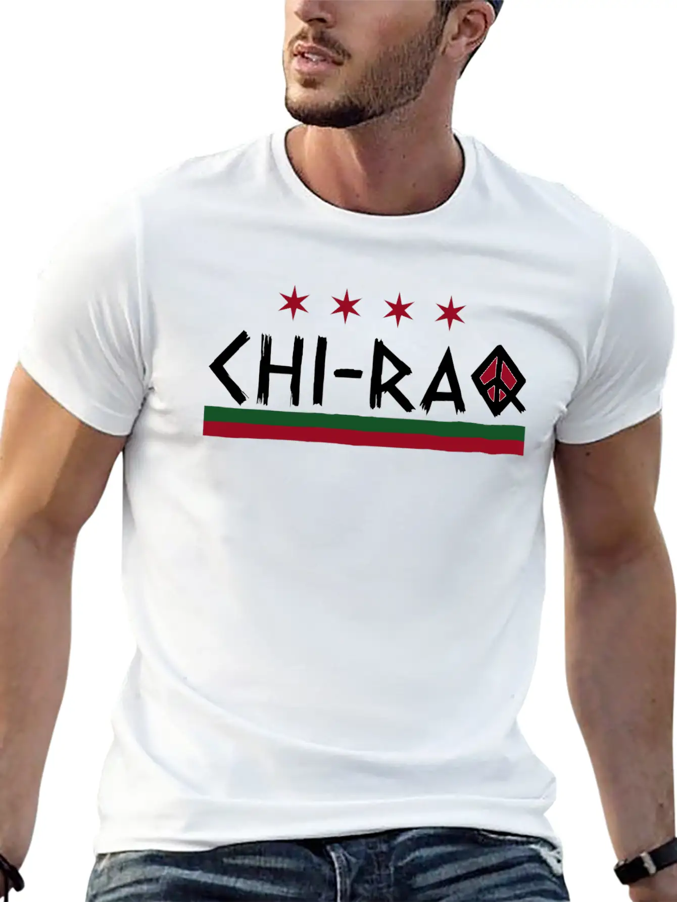 Chiraq Flag Unisex Casual T-Shirt – Clean Design For Daily Comfort