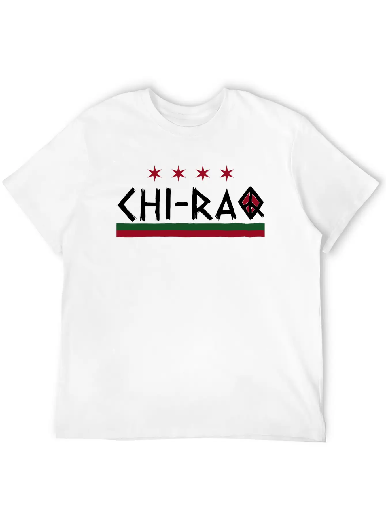 Chiraq Flag Unisex Casual T-Shirt – Clean Design For Daily Comfort
