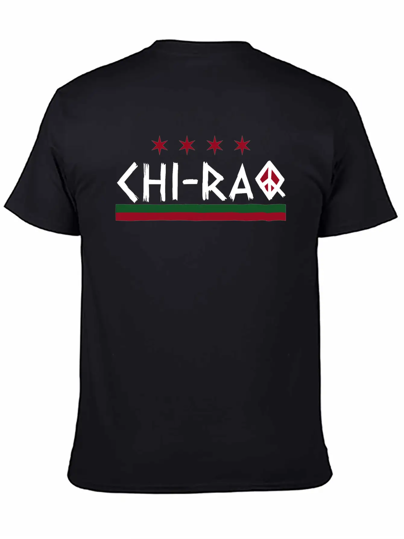 Chiraq Flag Unisex Casual T-Shirt – Clean Design For Daily Comfort