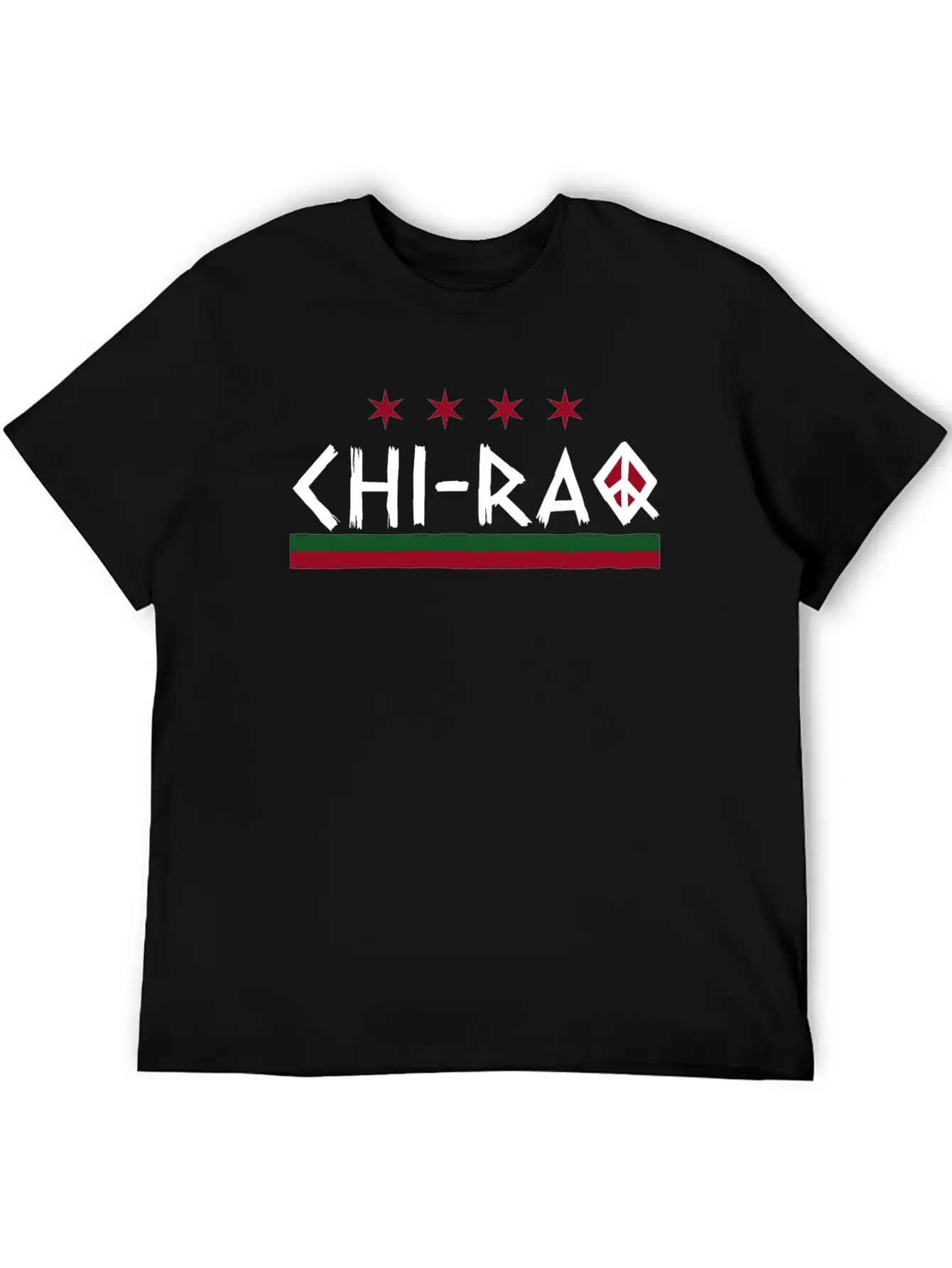 Chiraq Flag Unisex Casual T-Shirt – Clean Design For Daily Comfort