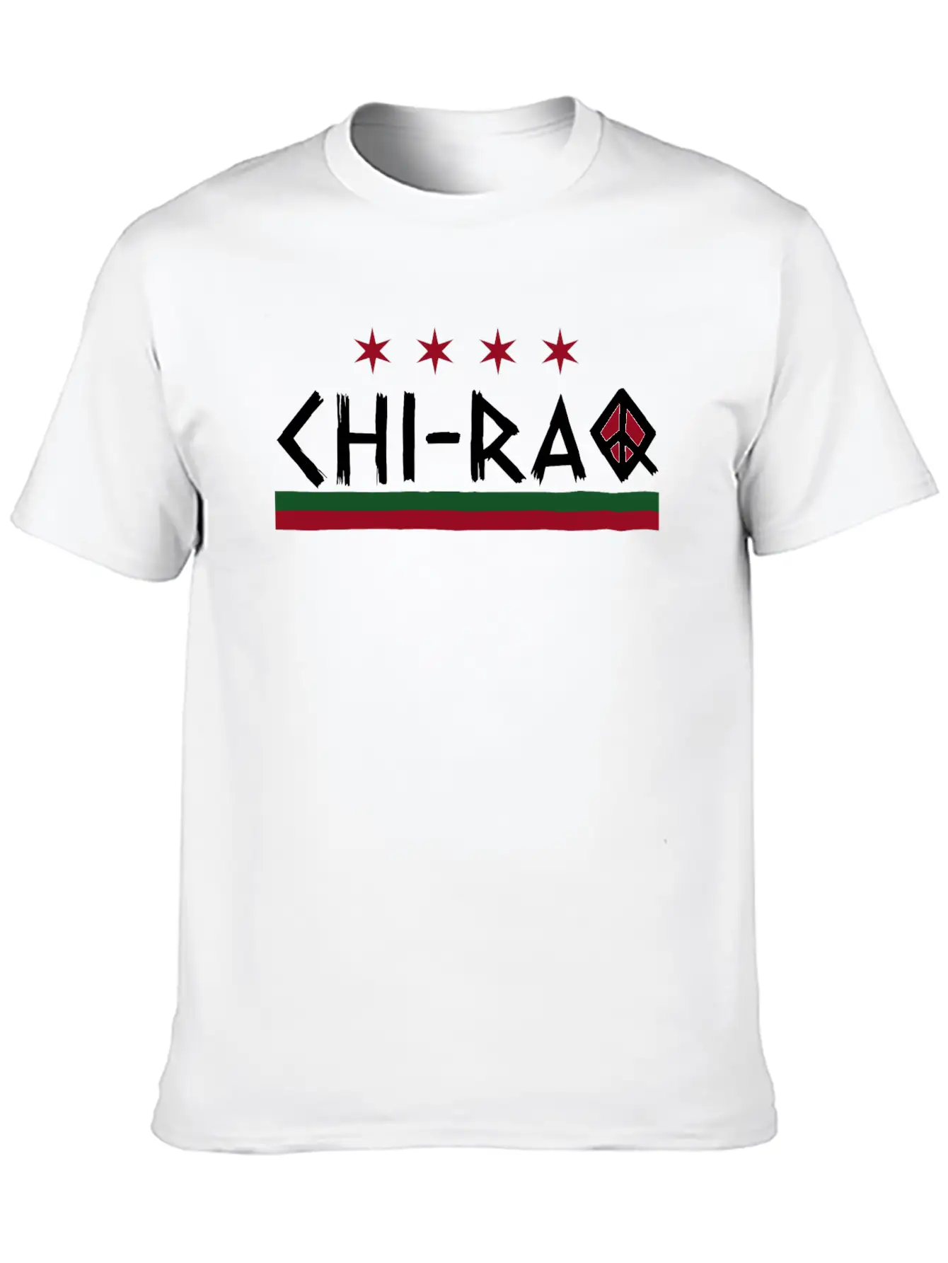 Chiraq Flag Unisex Casual T-Shirt – Clean Design For Daily Comfort