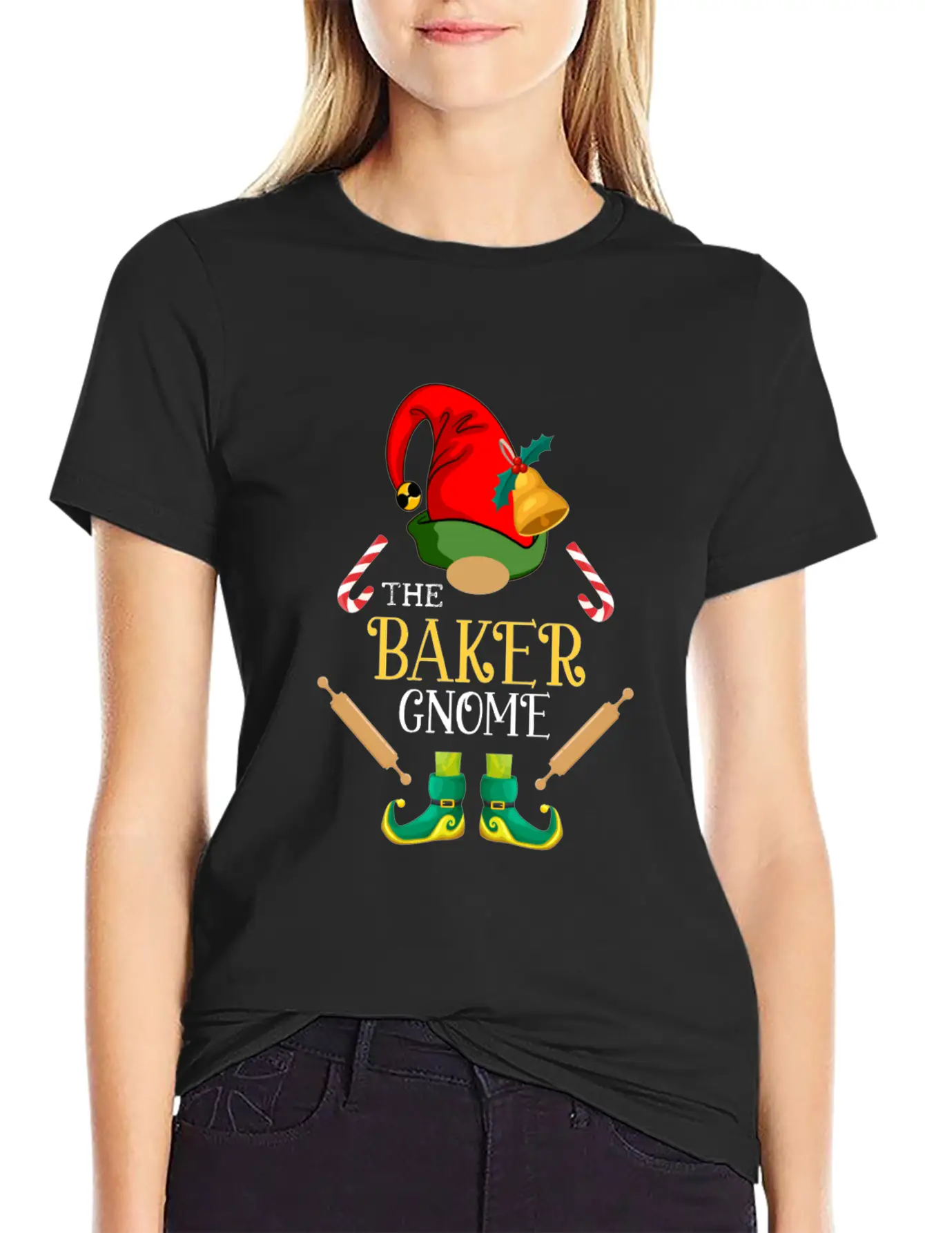 Chistmas Season The BakerGnome Stylish Everyday T-Shirt – Unisex Basic Cotton Tee