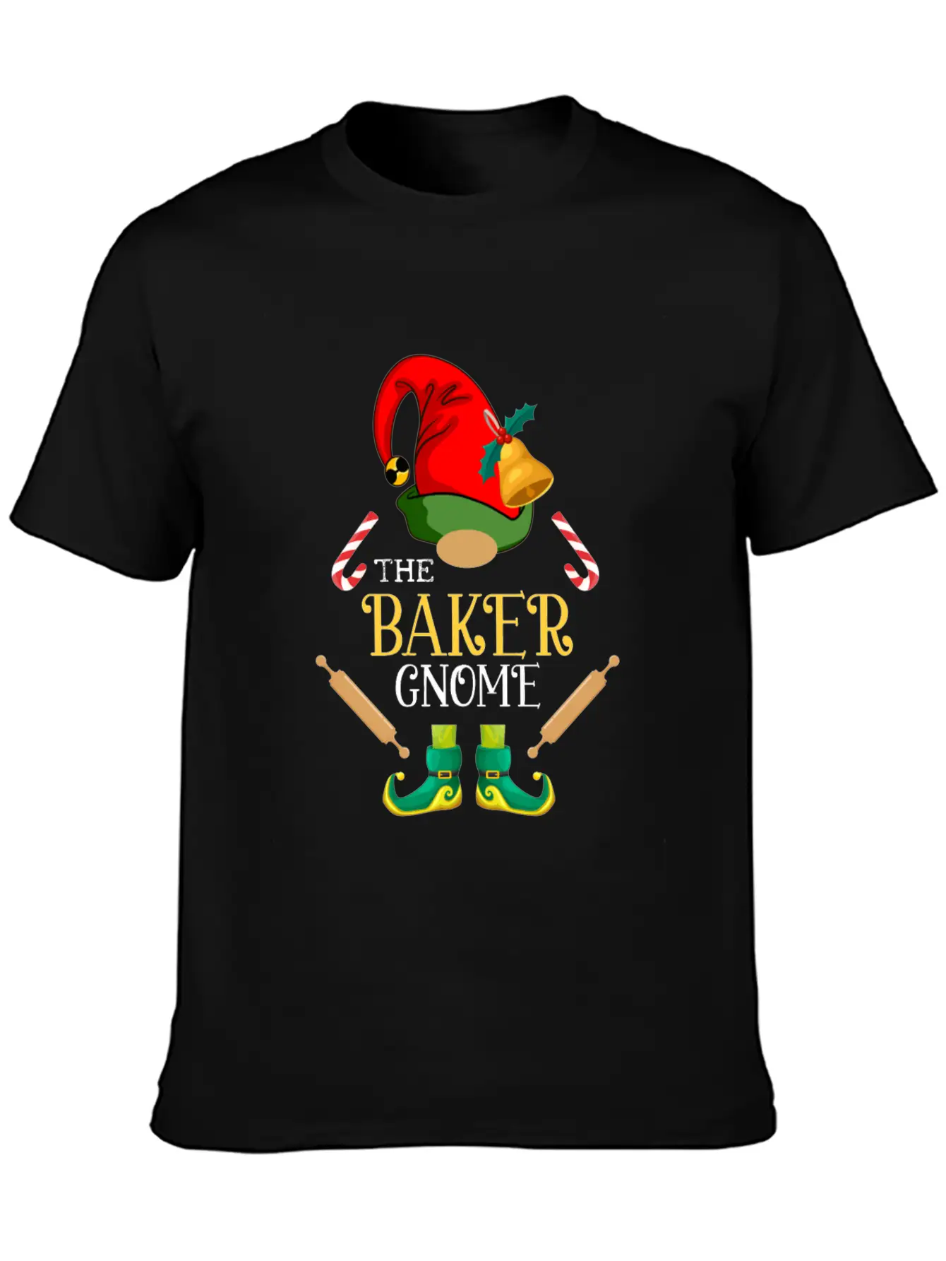 Chistmas Season The BakerGnome Stylish Everyday T-Shirt – Unisex Basic Cotton Tee