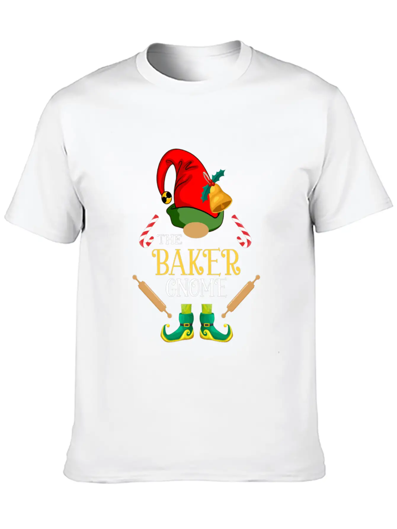Chistmas Season The BakerGnome Stylish Everyday T-Shirt – Unisex Basic Cotton Tee
