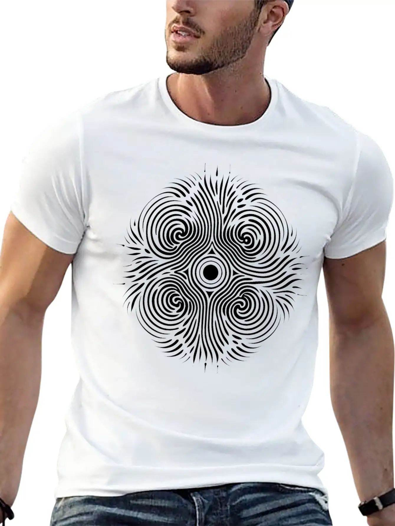 Chladni Oscillation: Unique Fashion Design Stylish Everyday T-Shirt – Unisex Basic Cotton Tee