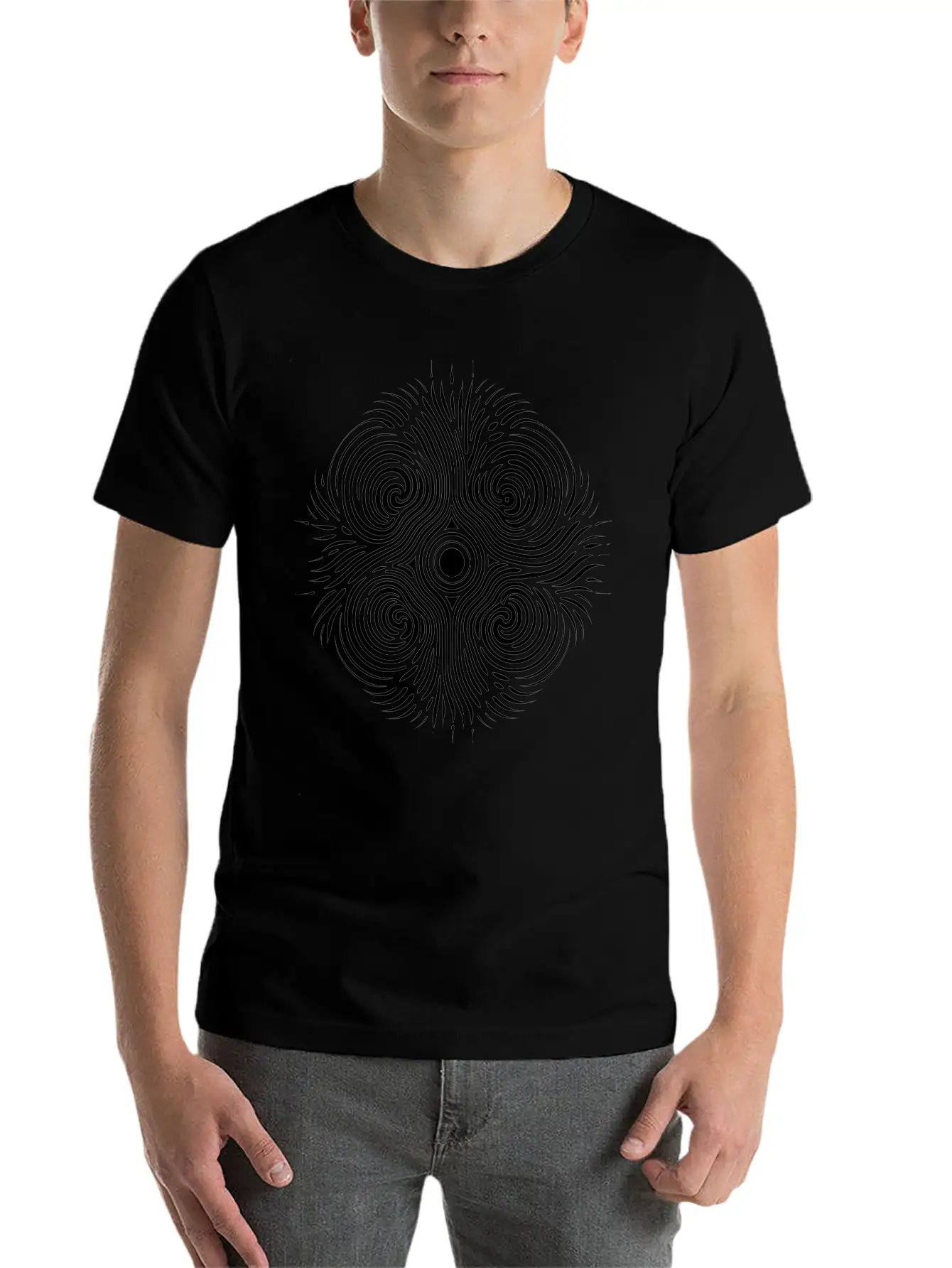 Chladni Oscillation: Unique Fashion Design Stylish Everyday T-Shirt – Unisex Basic Cotton Tee