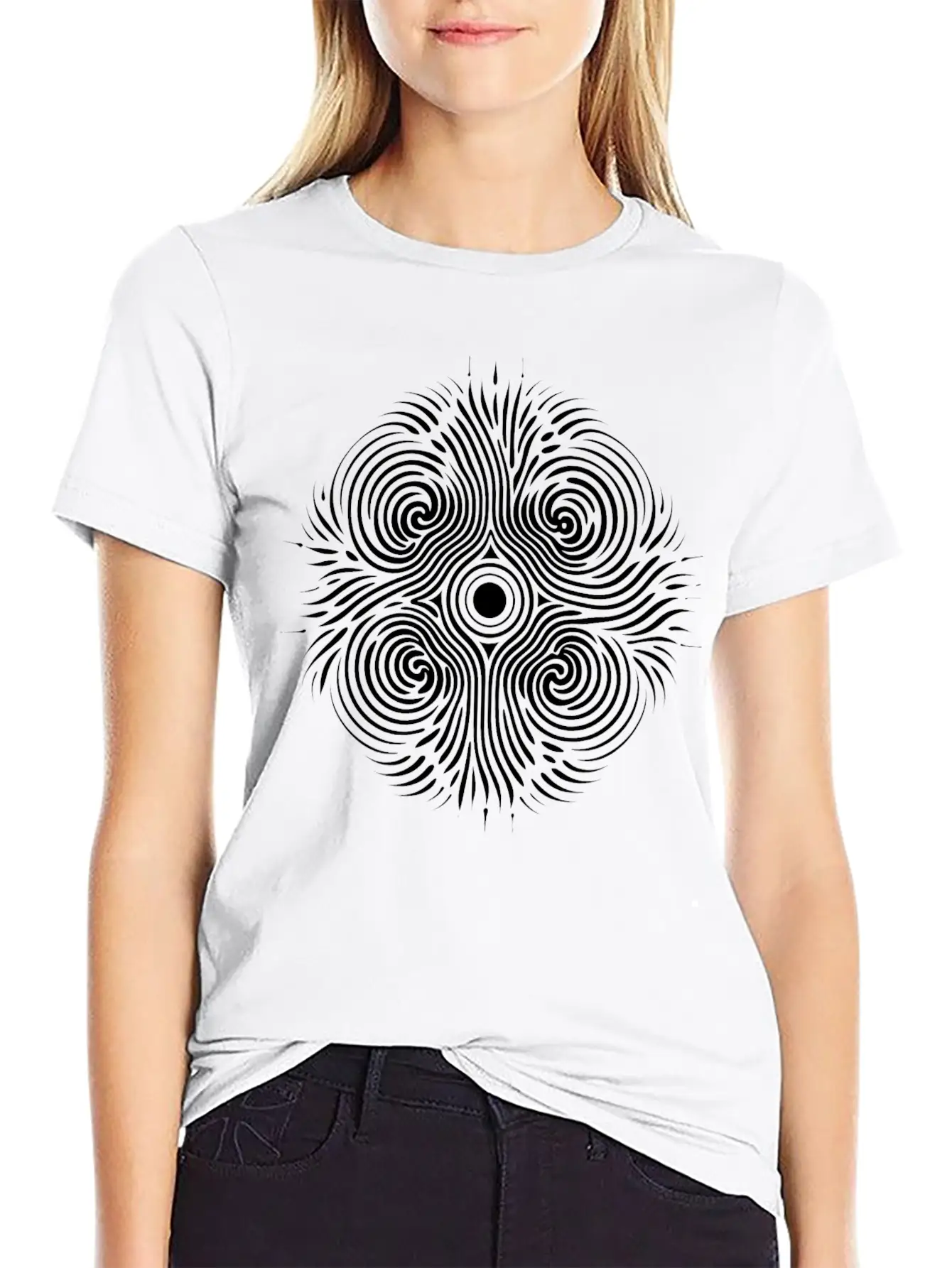 Chladni Oscillation: Unique Fashion Design Stylish Everyday T-Shirt – Unisex Basic Cotton Tee