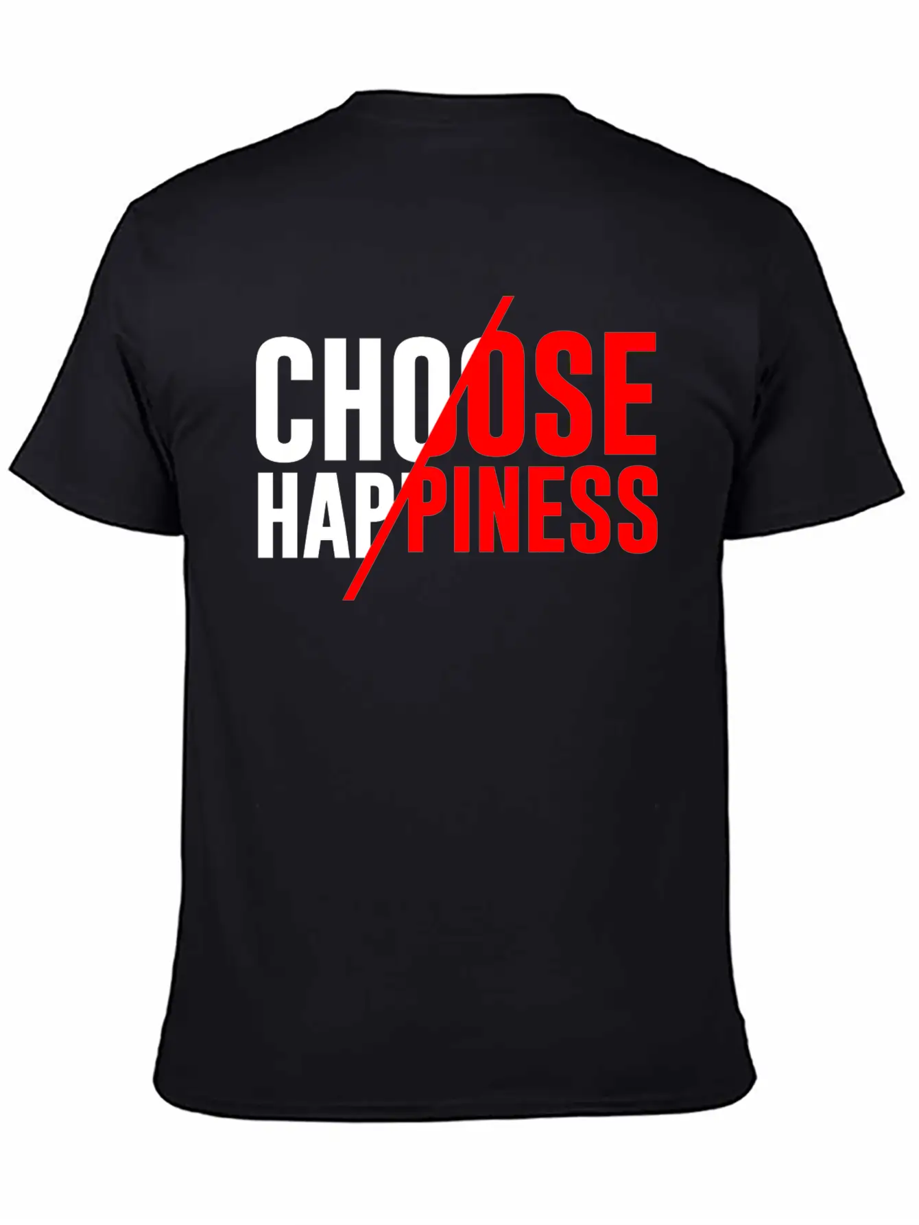 Choose Happiness Essential Unisex Summer Tee – Soft Cotton Casual Fit