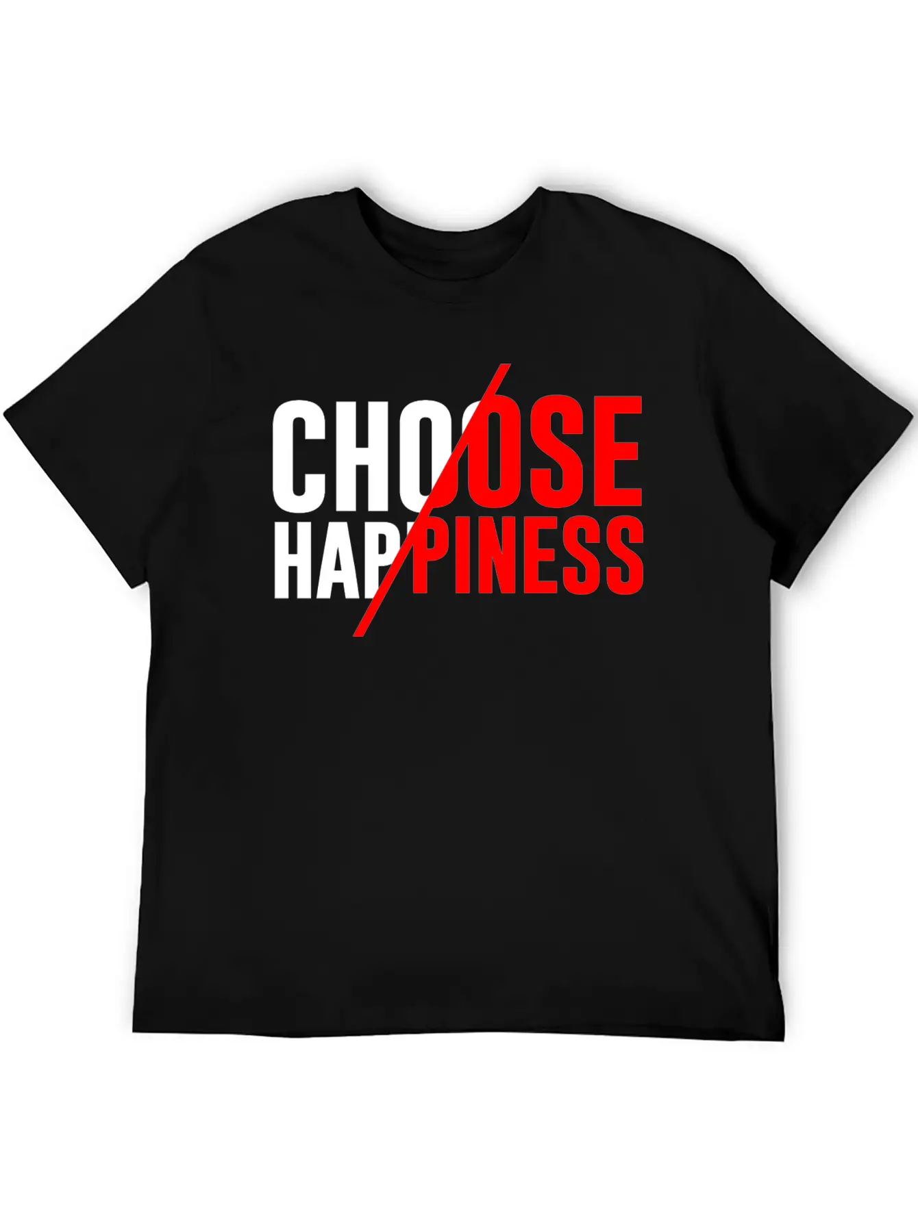 Choose Happiness Essential Unisex Summer Tee – Soft Cotton Casual Fit