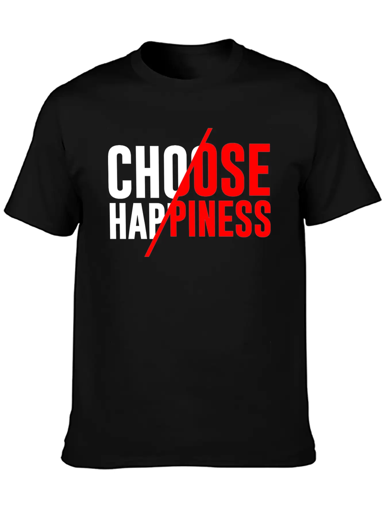 Choose Happiness Essential Unisex Summer Tee – Soft Cotton Casual Fit
