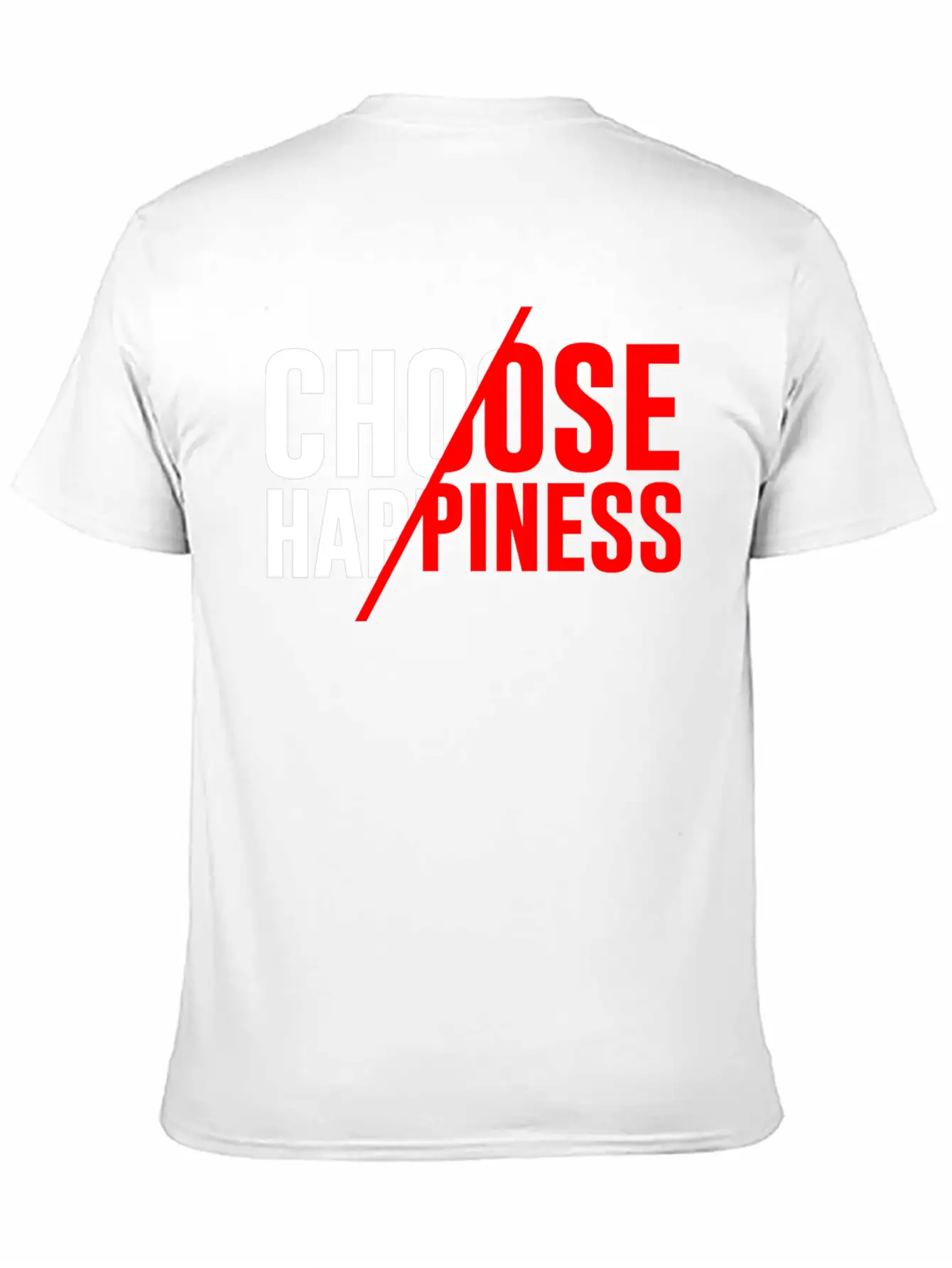 Choose Happiness Essential Unisex Summer Tee – Soft Cotton Casual Fit