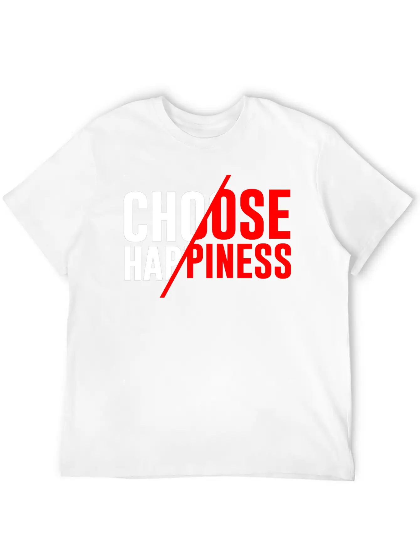 Choose Happiness Essential Unisex Summer Tee – Soft Cotton Casual Fit
