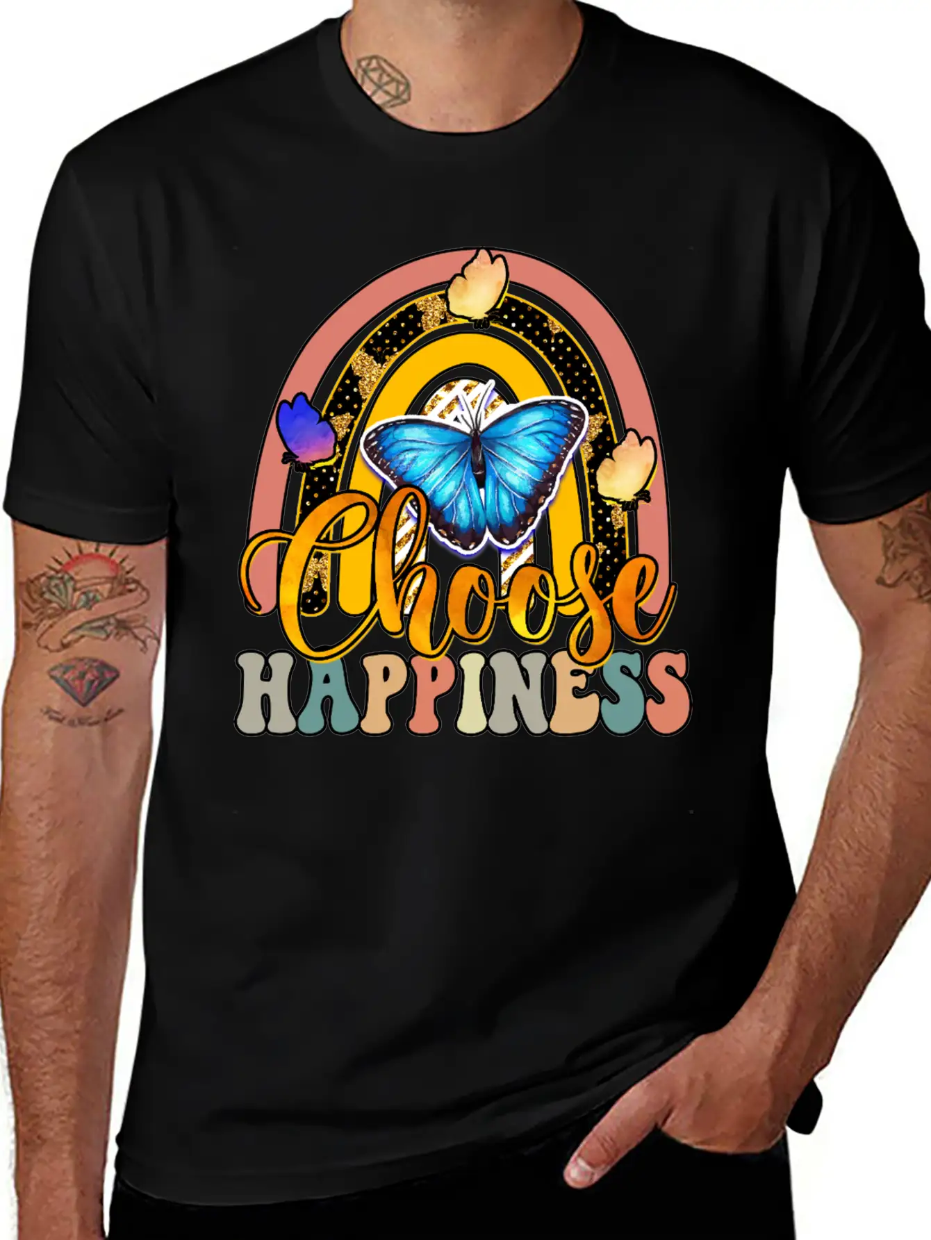 Choose Happiness Timeless Short Sleeve Tee – Comfy And Minimalist Design