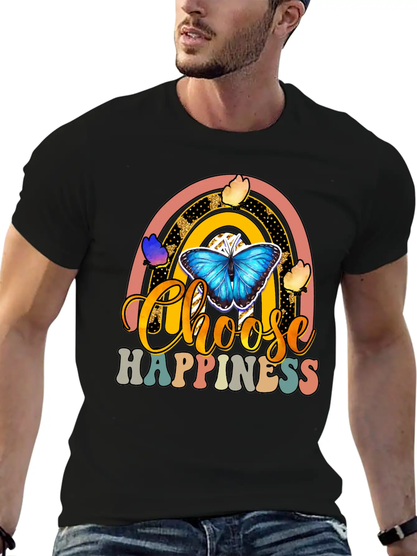 Choose Happiness Timeless Short Sleeve Tee – Comfy And Minimalist Design