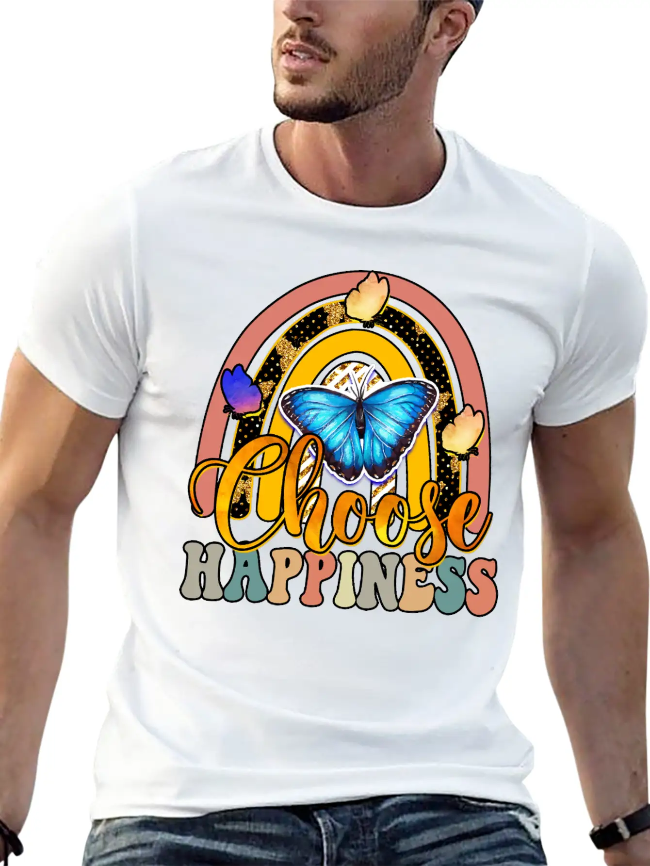 Choose Happiness Timeless Short Sleeve Tee – Comfy And Minimalist Design