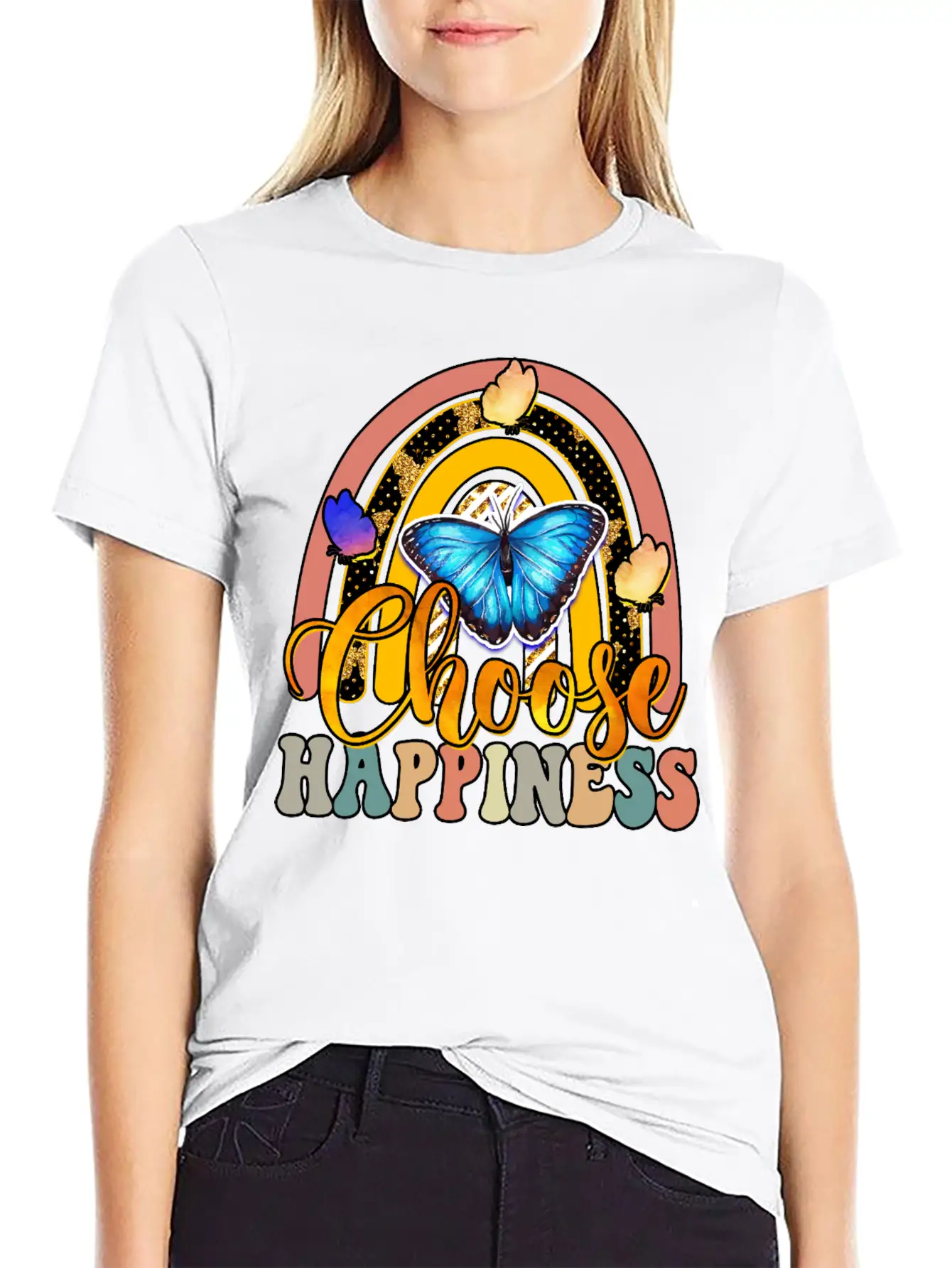 Choose Happiness Timeless Short Sleeve Tee – Comfy And Minimalist Design