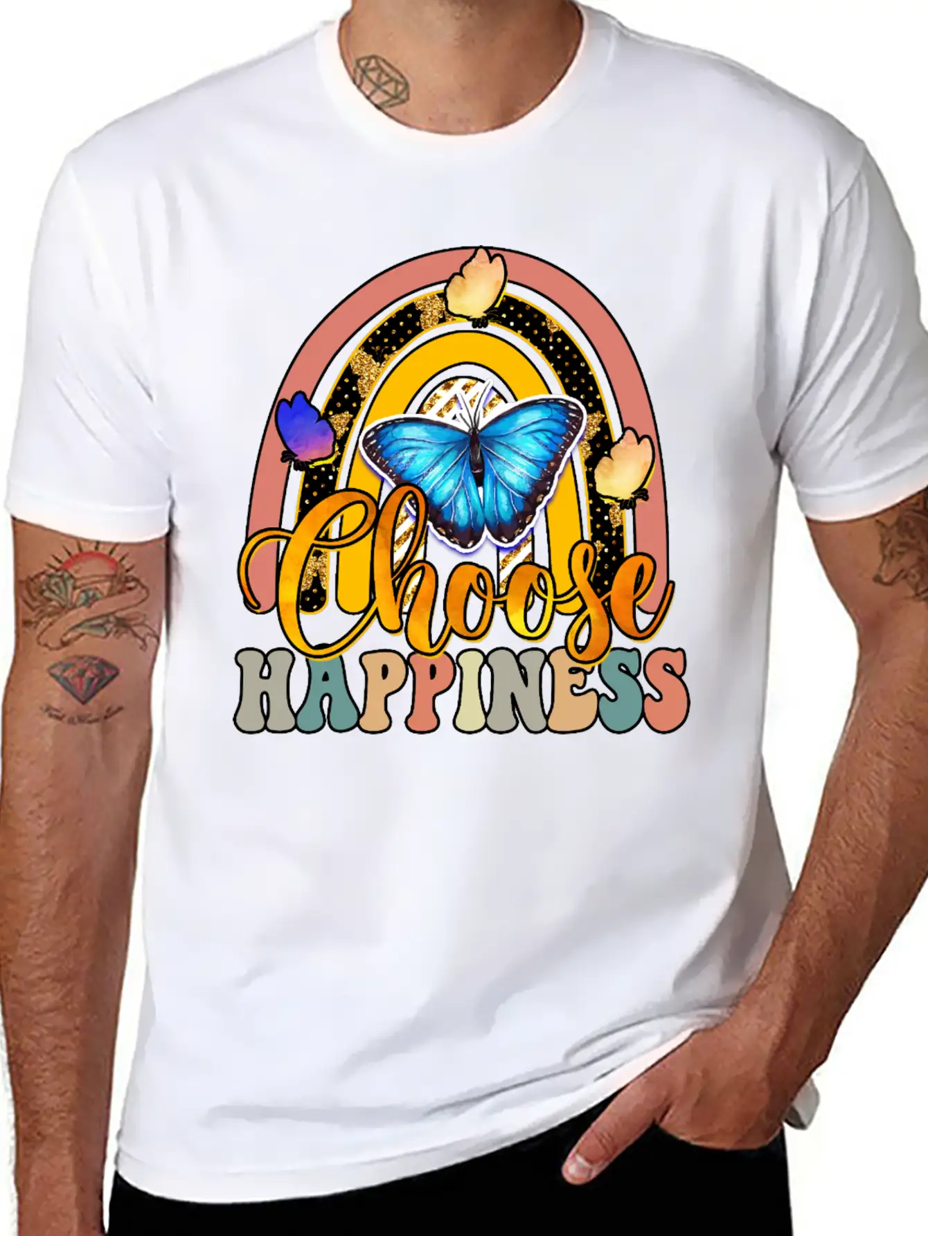 Choose Happiness Timeless Short Sleeve Tee – Comfy And Minimalist Design