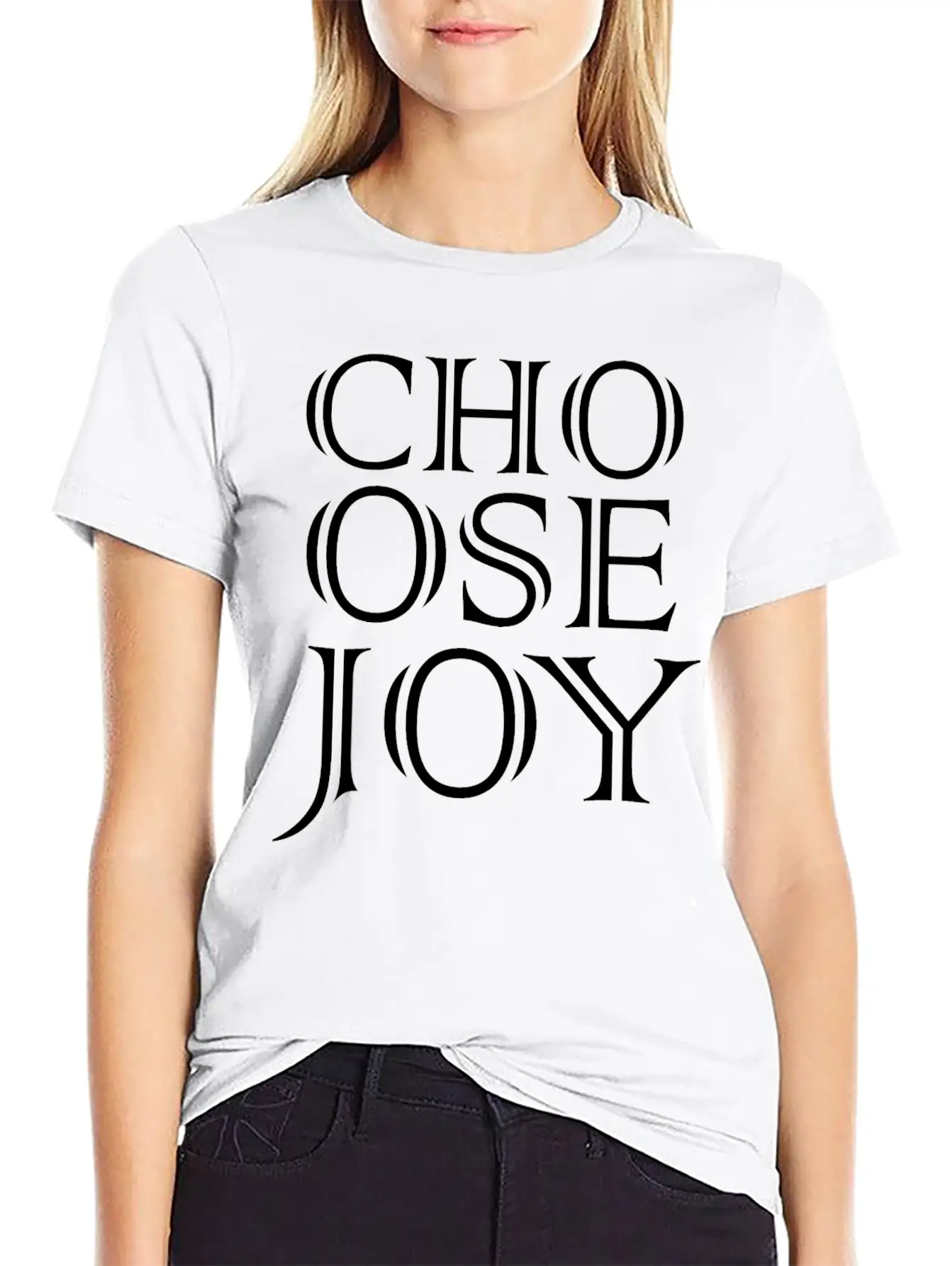 Choose Joy Unisex Casual T-Shirt – Clean Design For Daily Comfort
