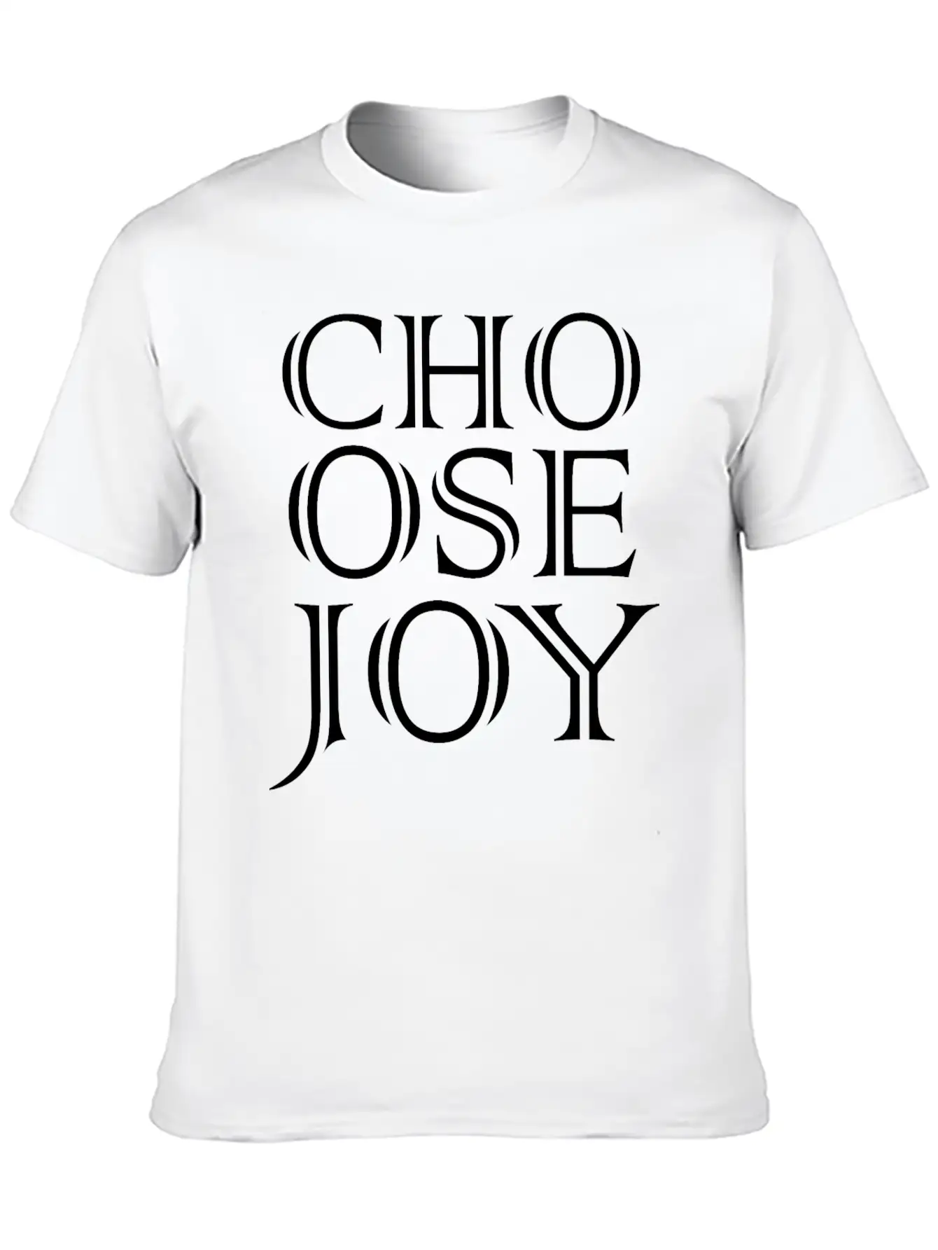 Choose Joy Unisex Casual T-Shirt – Clean Design For Daily Comfort