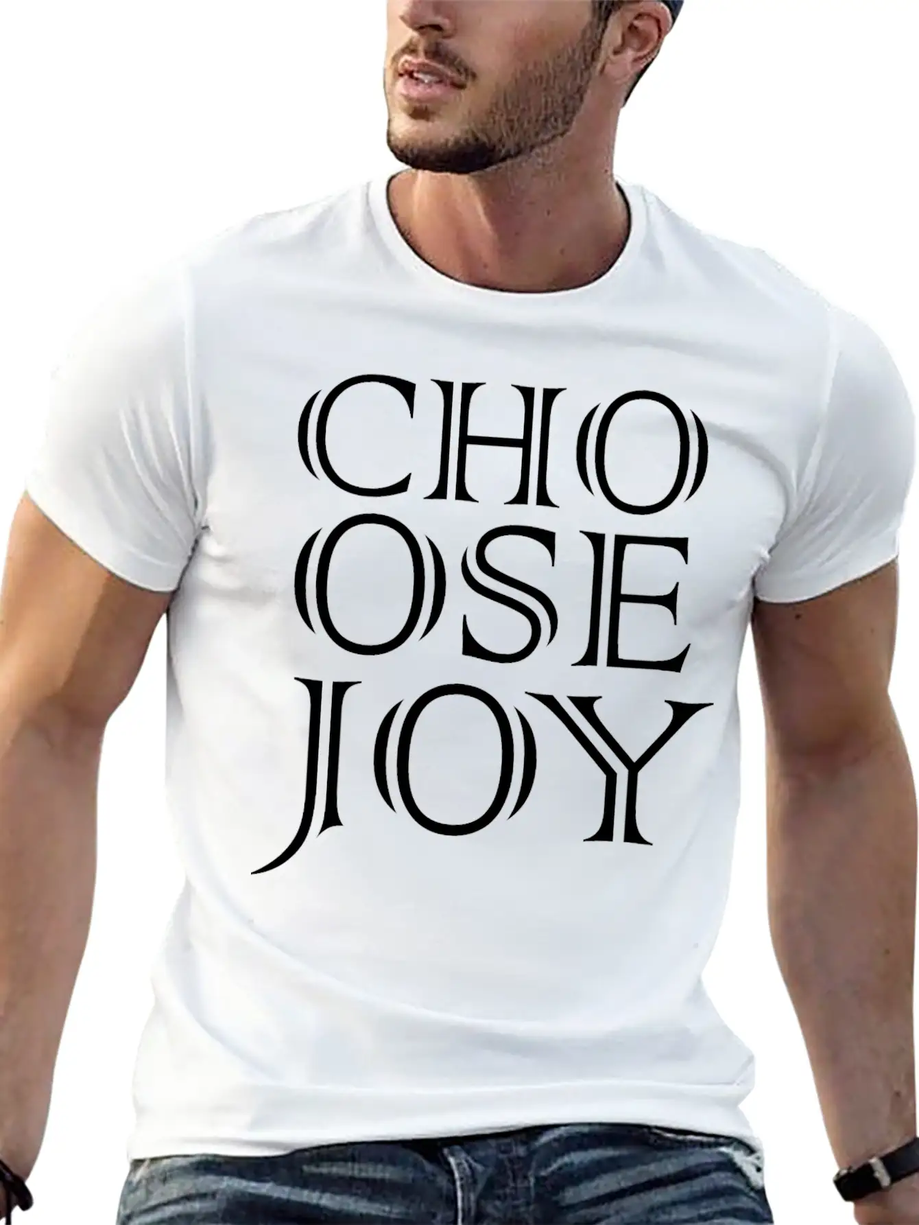Choose Joy Unisex Casual T-Shirt – Clean Design For Daily Comfort