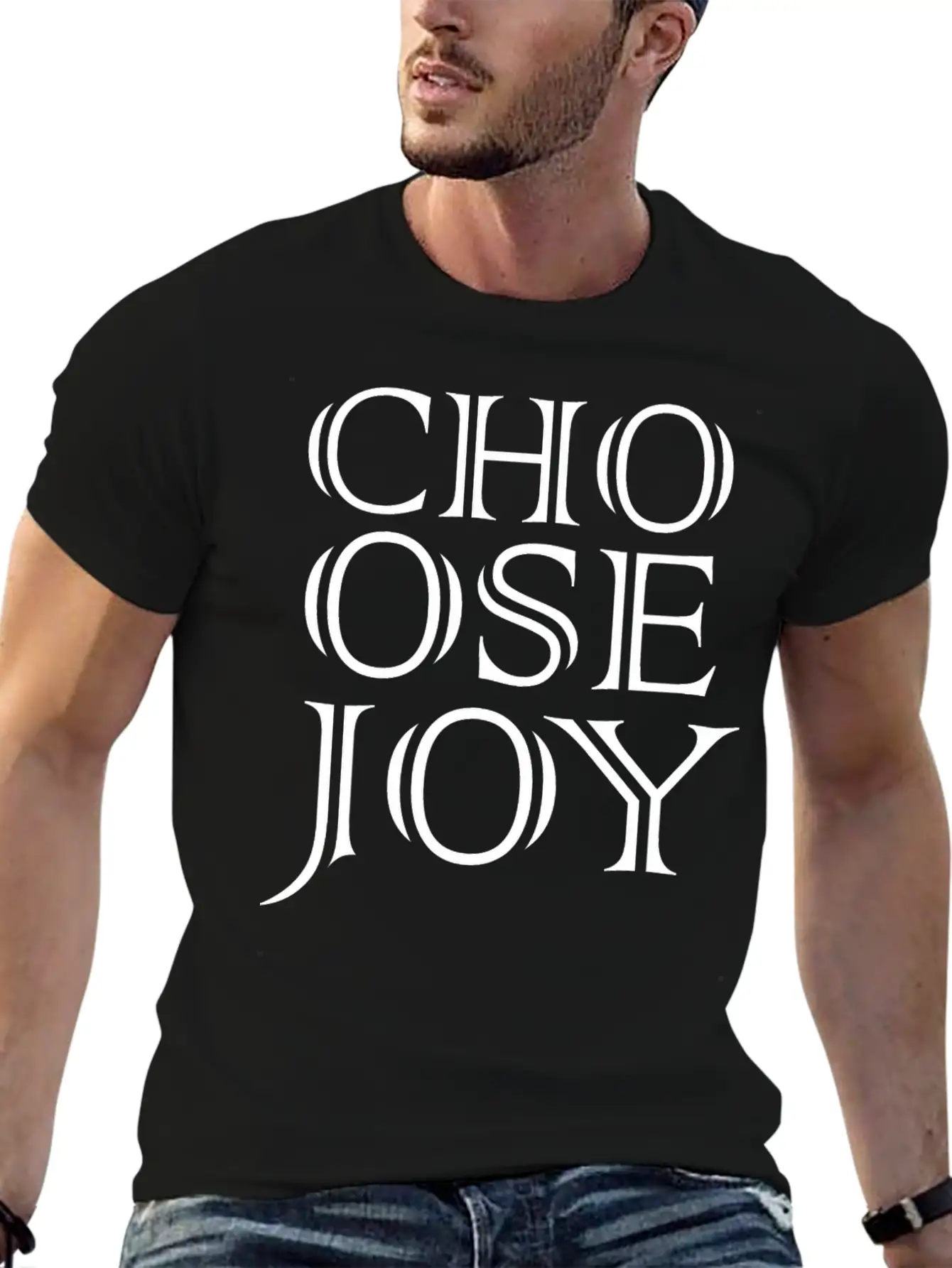 Choose Joy Unisex Casual T-Shirt – Clean Design For Daily Comfort