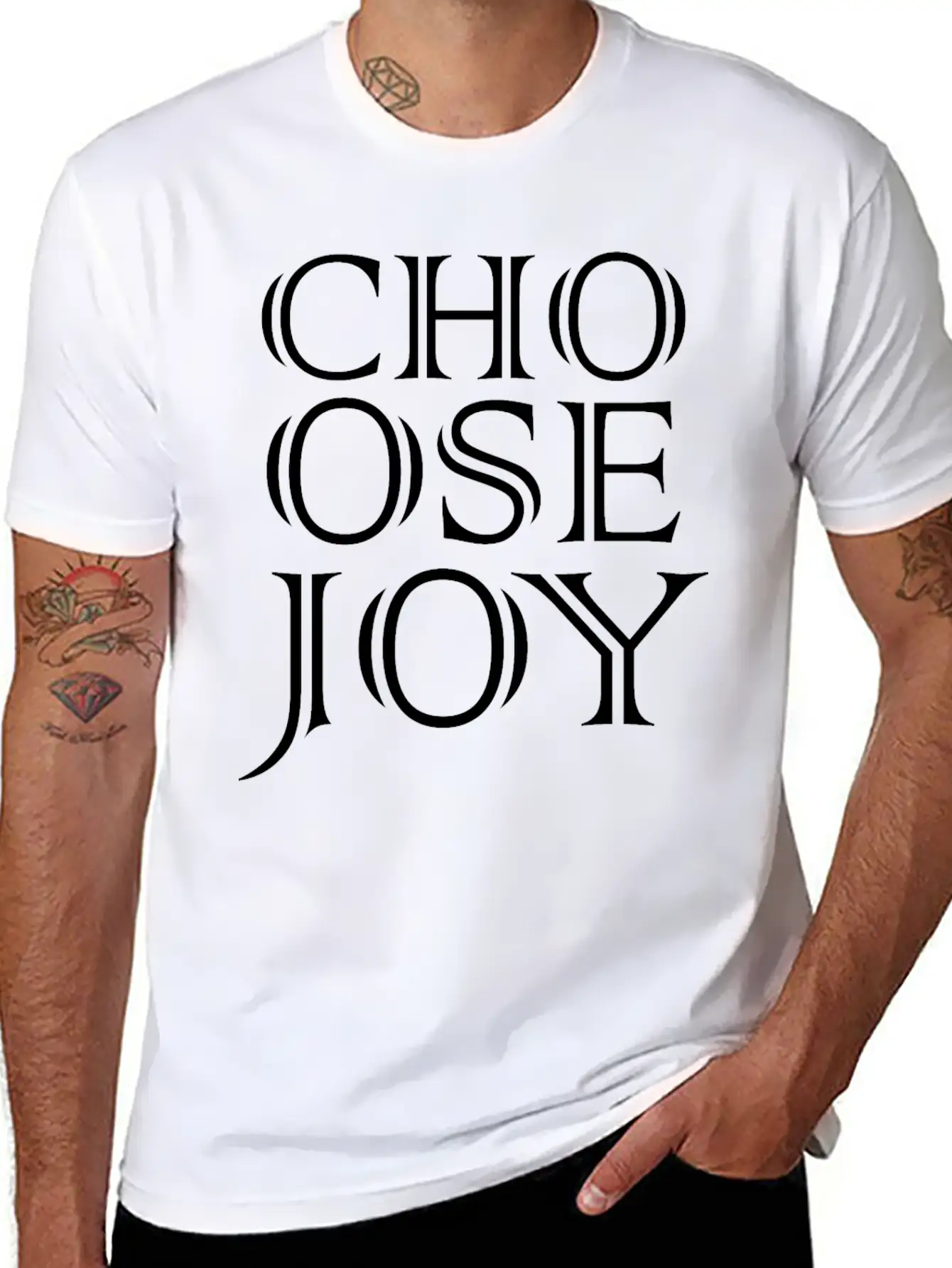 Choose Joy Unisex Casual T-Shirt – Clean Design For Daily Comfort