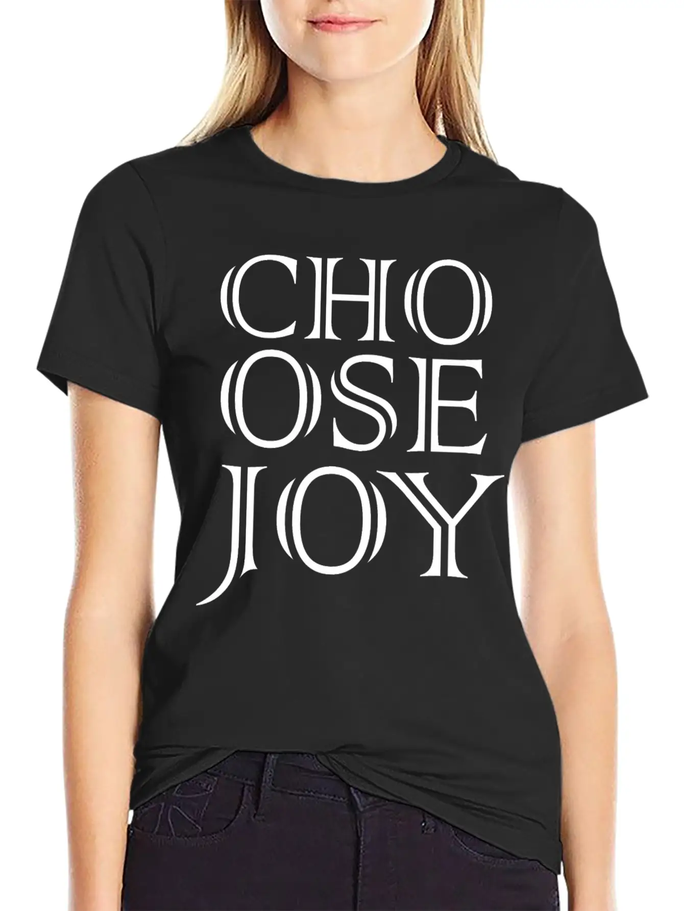 Choose Joy Unisex Casual T-Shirt – Clean Design For Daily Comfort