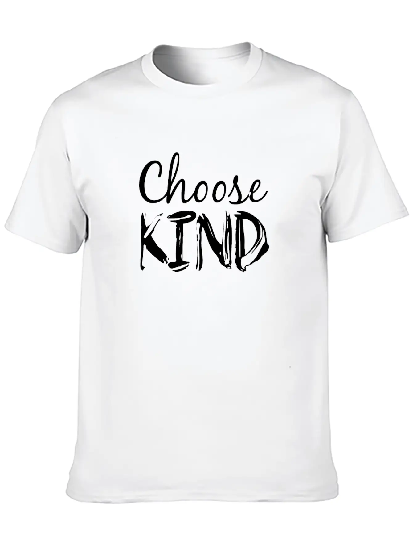 Choose Kind Anti-Bullying Message Unisex Short Sleeve Soft Cotton T-Shirt – Casual Everyday Wear
