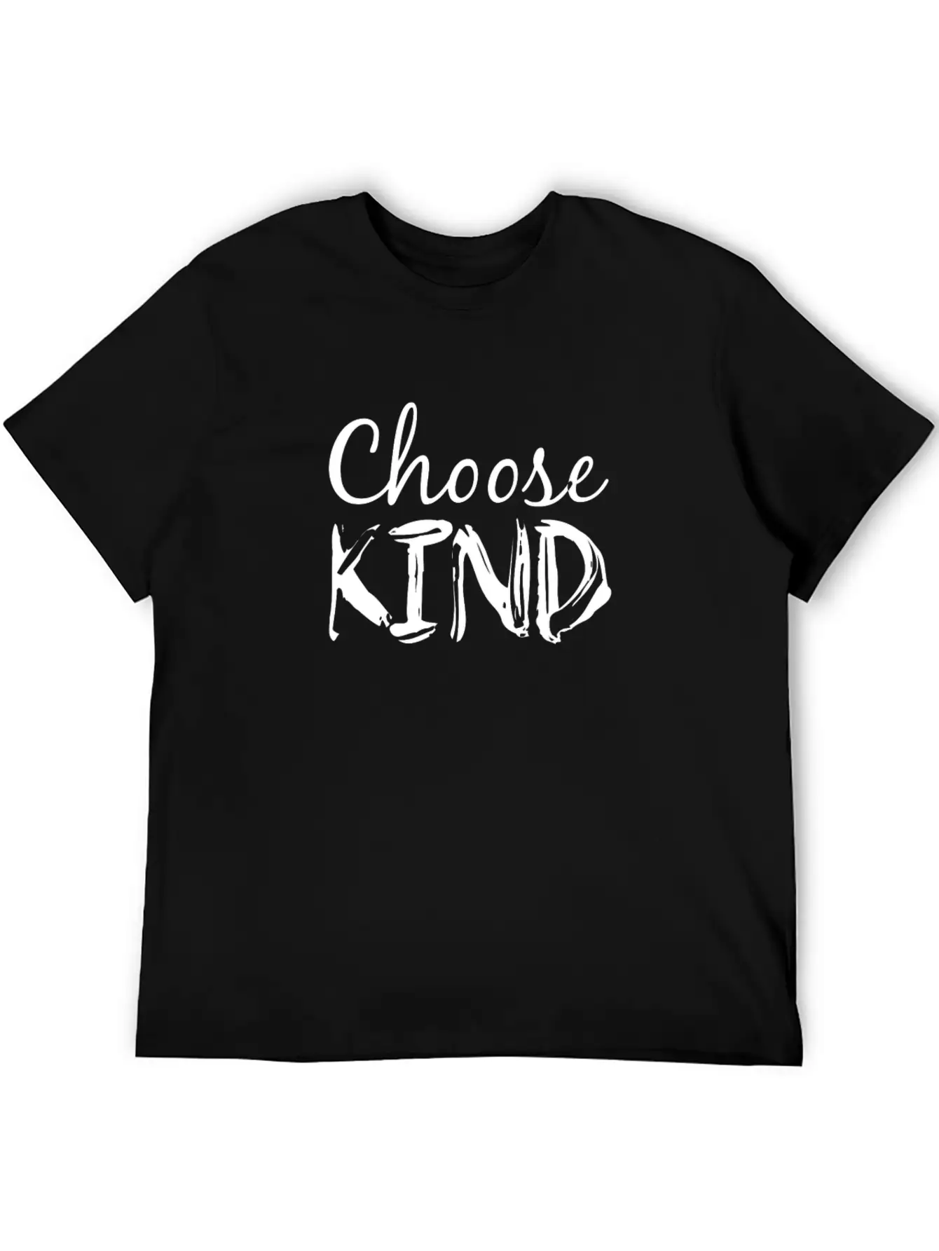 Choose Kind Anti-Bullying Message Unisex Short Sleeve Soft Cotton T-Shirt – Casual Everyday Wear