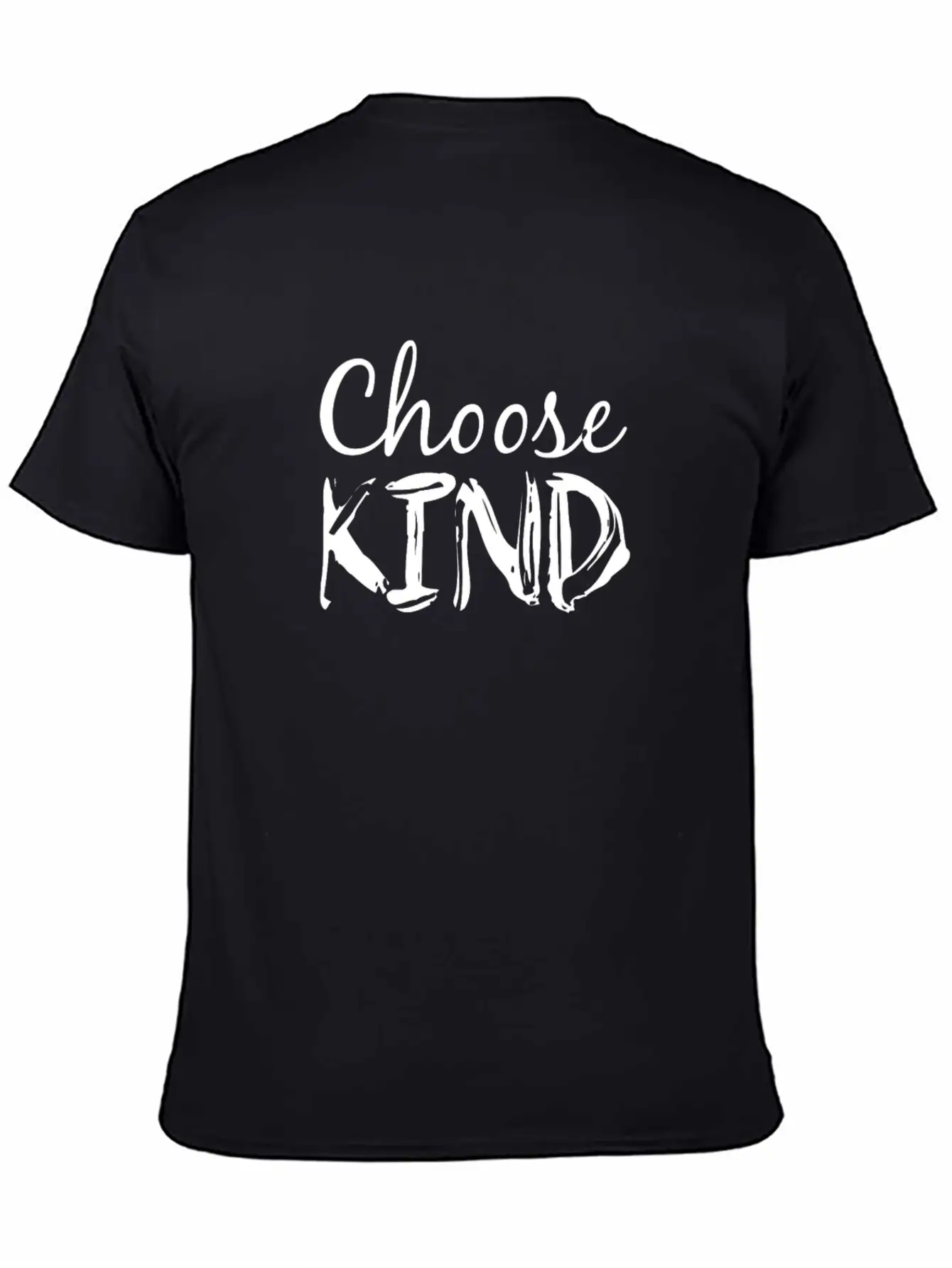 Choose Kind Anti-Bullying Message Unisex Short Sleeve Soft Cotton T-Shirt – Casual Everyday Wear
