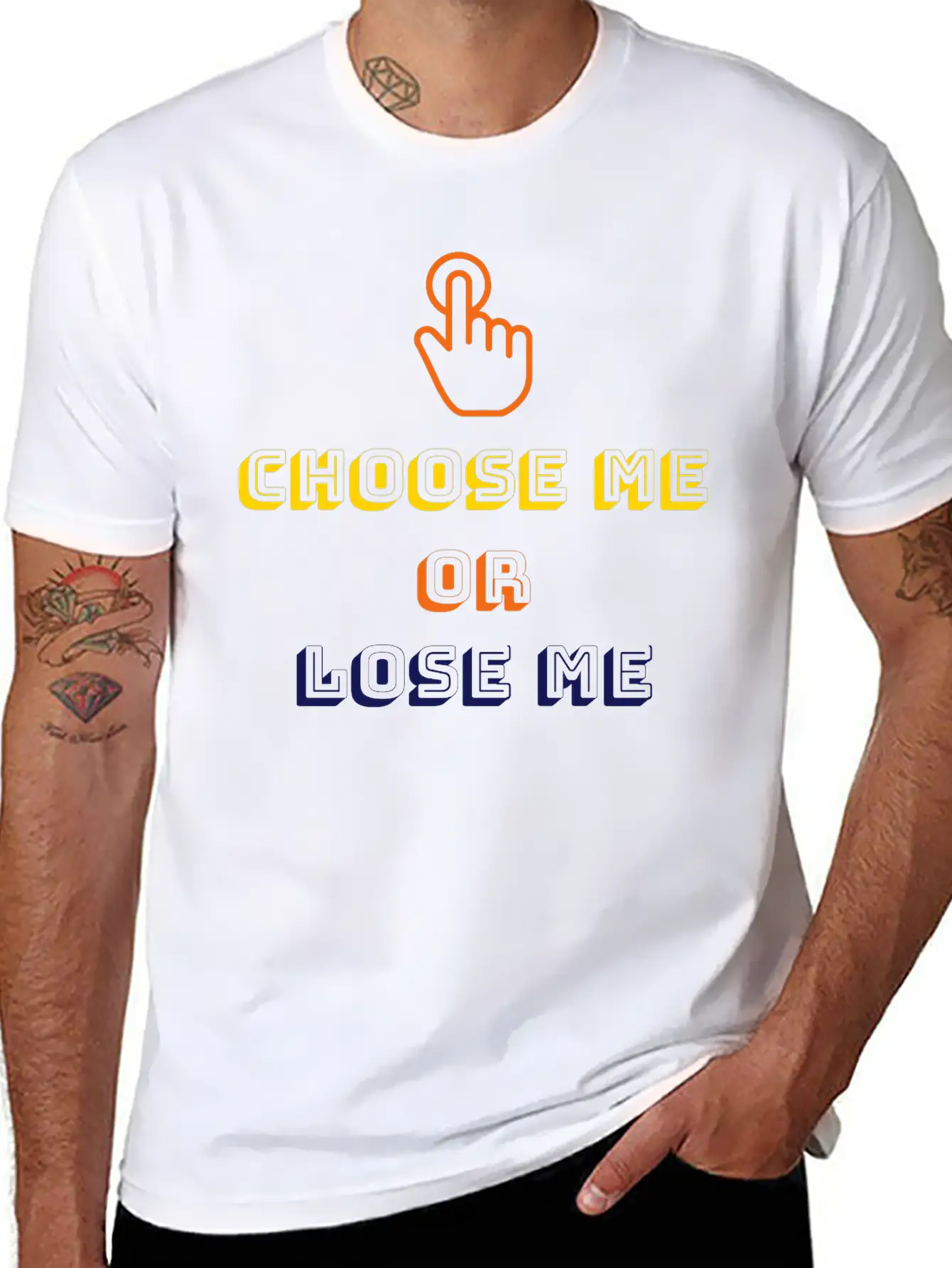 Choose Me Or Lose Me Essential Unisex Summer Tee – Soft Cotton Casual Fit