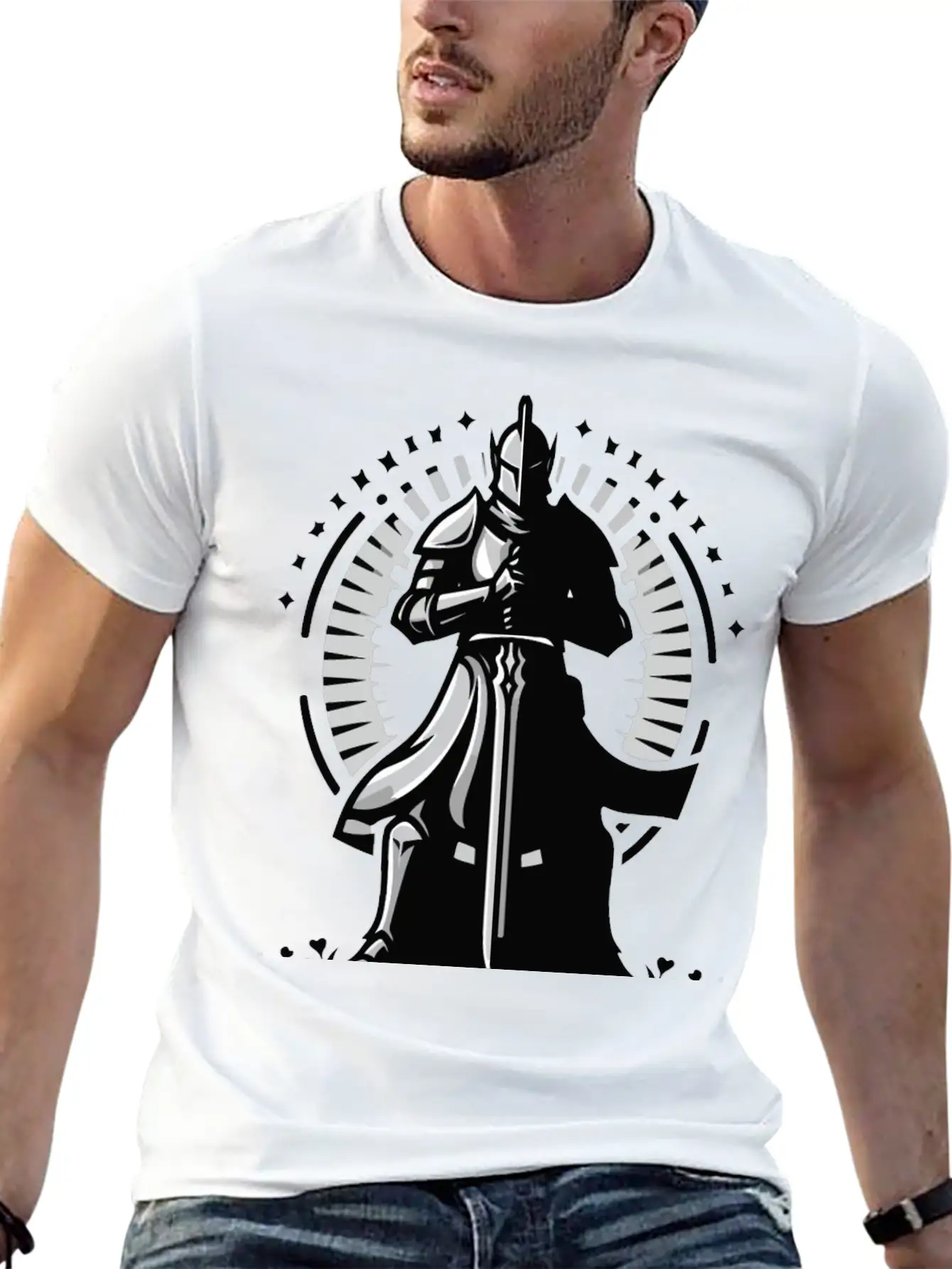Choose Peaceful Battle | Serene Warrior Design Timeless Short Sleeve Tee – Comfy And Minimalist Design