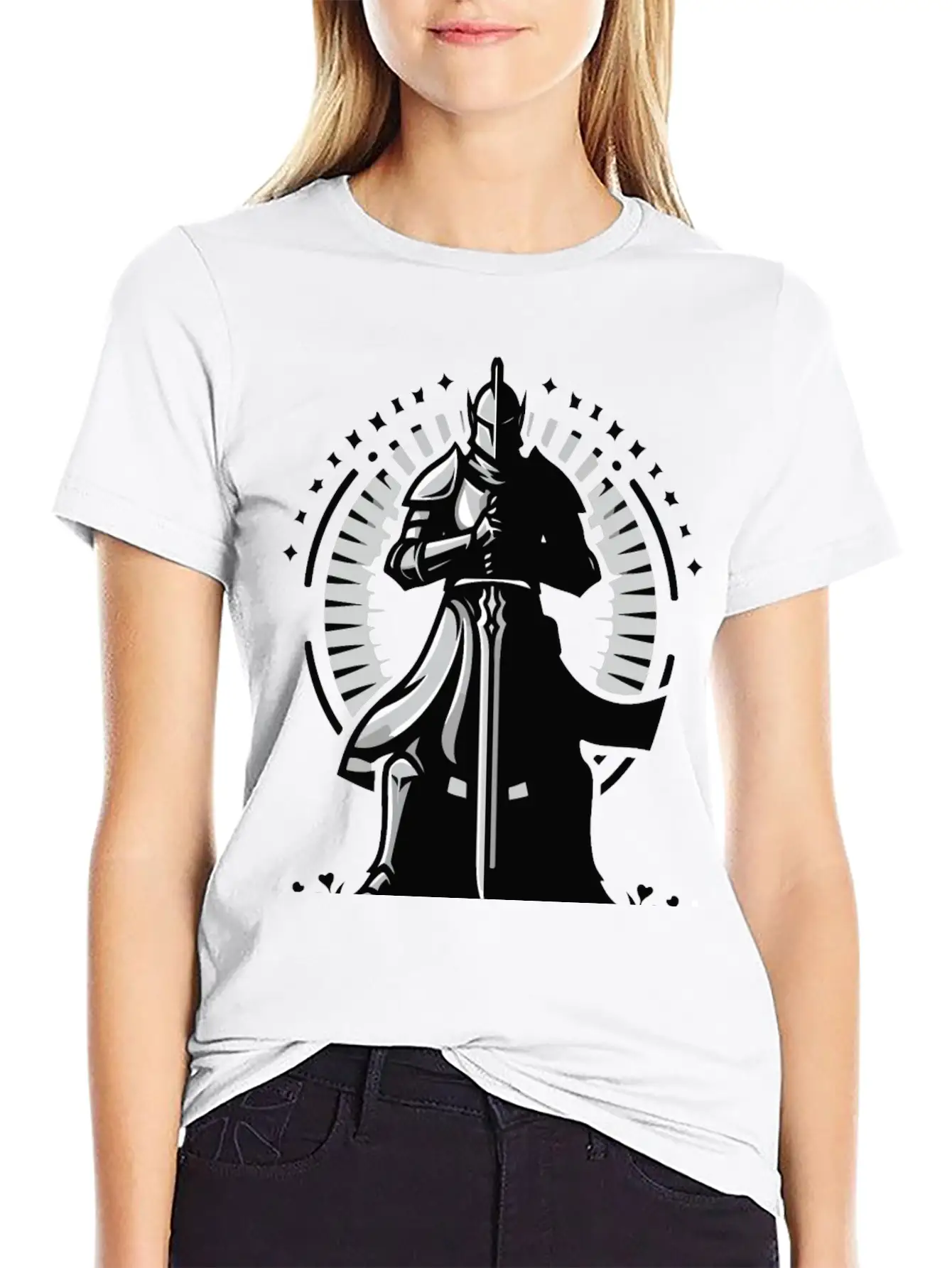 Choose Peaceful Battle | Serene Warrior Design Timeless Short Sleeve Tee – Comfy And Minimalist Design