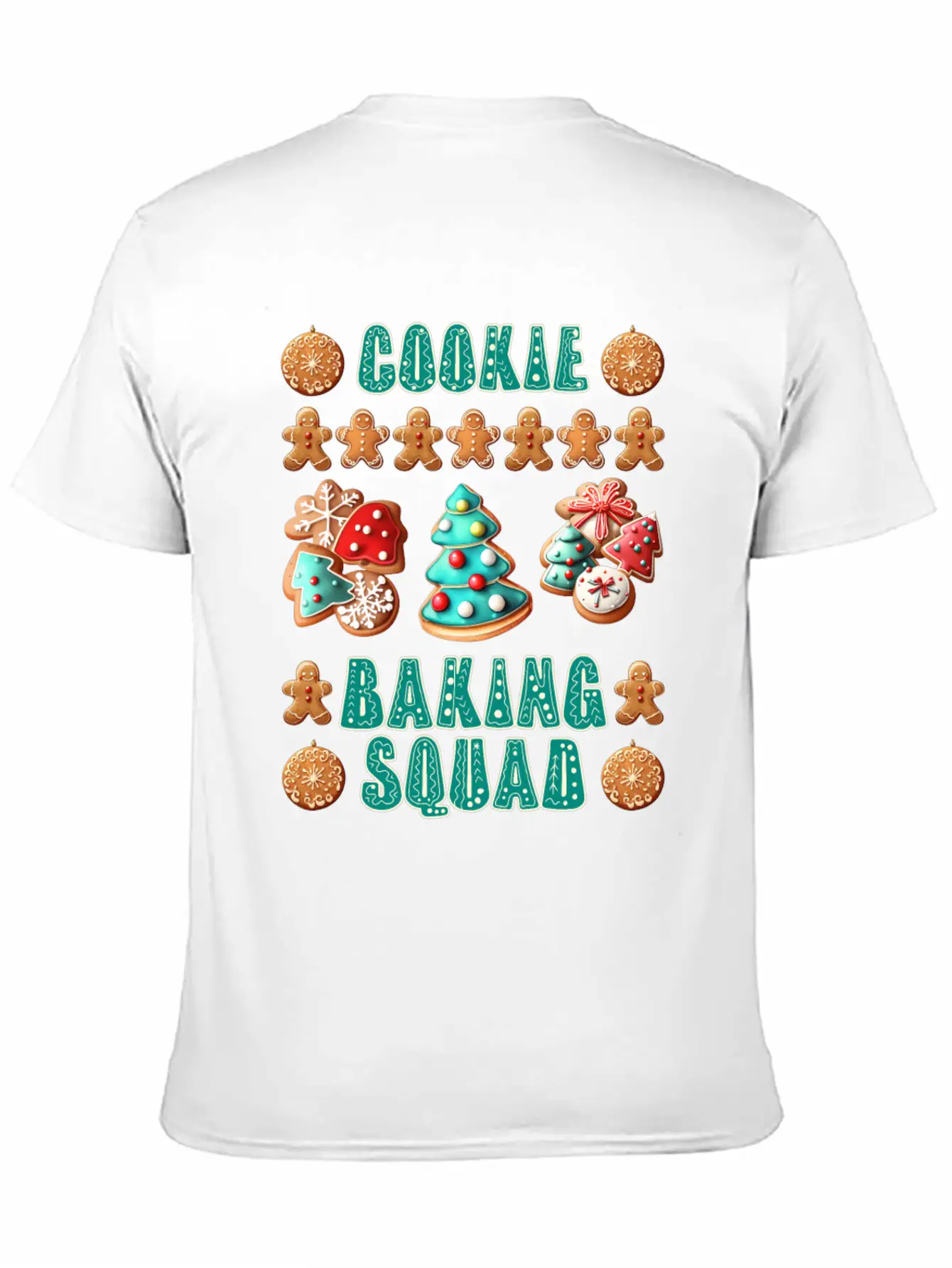 Christmas Cookie Baking Squad Baking Fans Essential Unisex Summer Tee – Soft Cotton Casual Fit