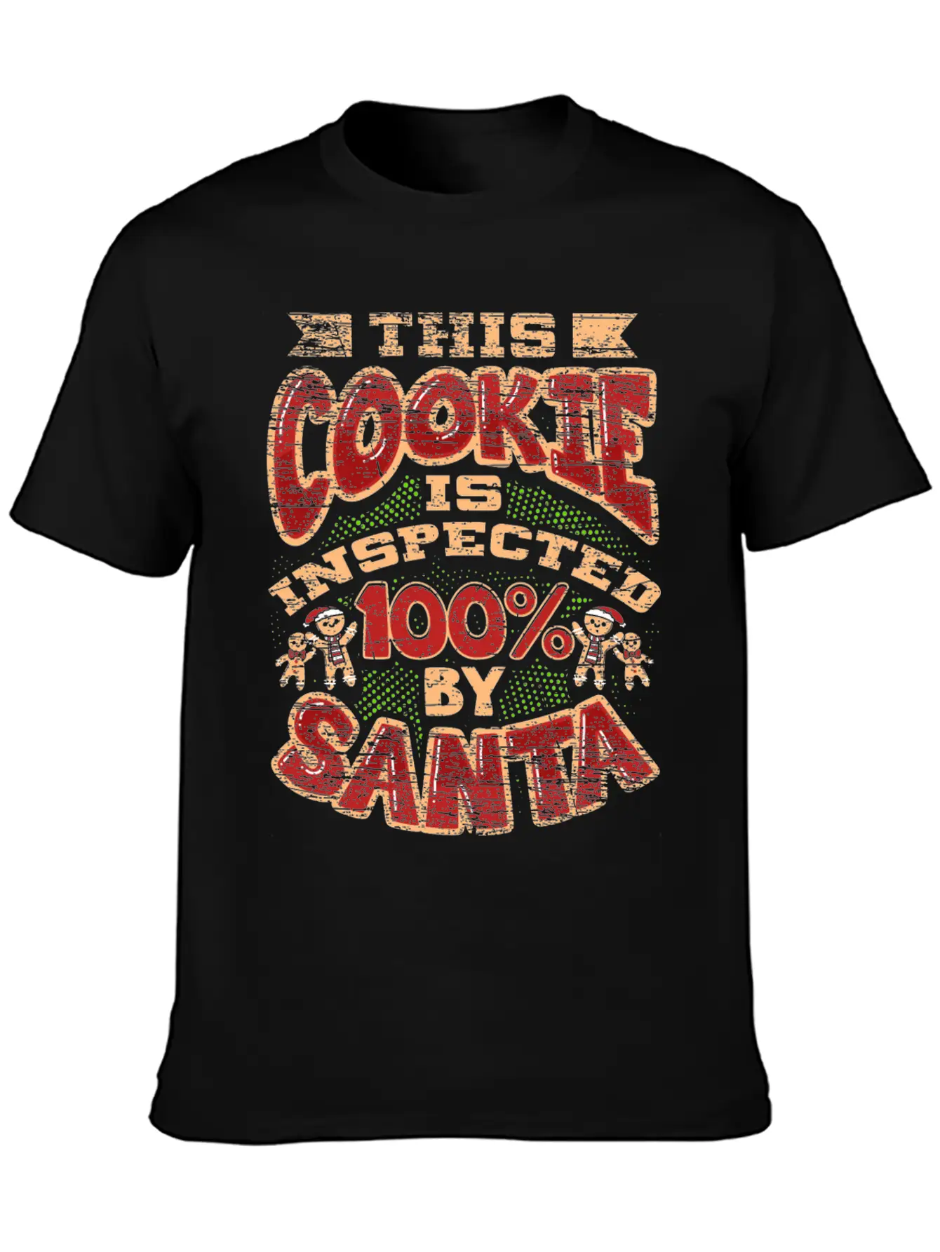 Christmas Cookie Inspector Timeless Short Sleeve Tee – Comfy And Minimalist Design