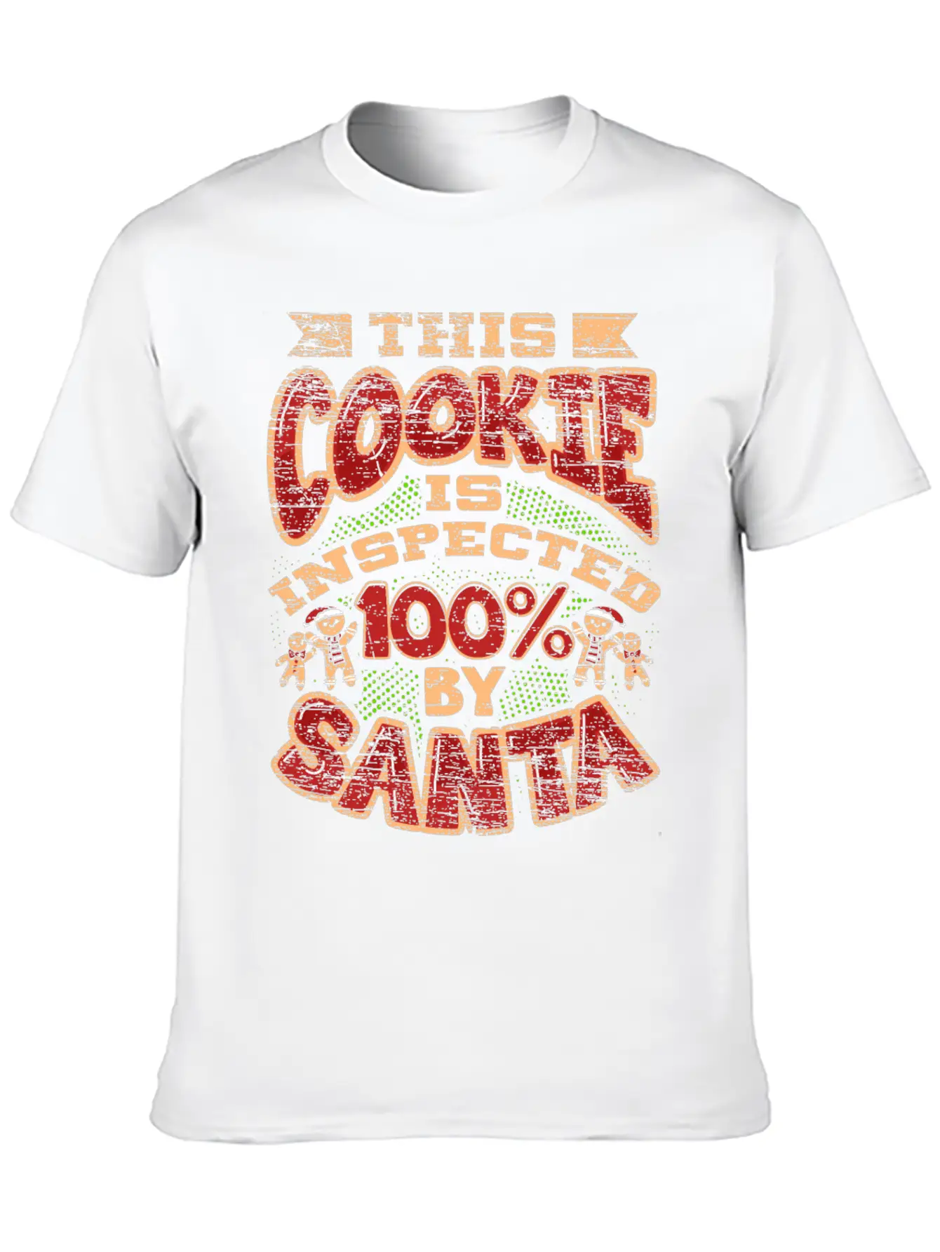Christmas Cookie Inspector Timeless Short Sleeve Tee – Comfy And Minimalist Design