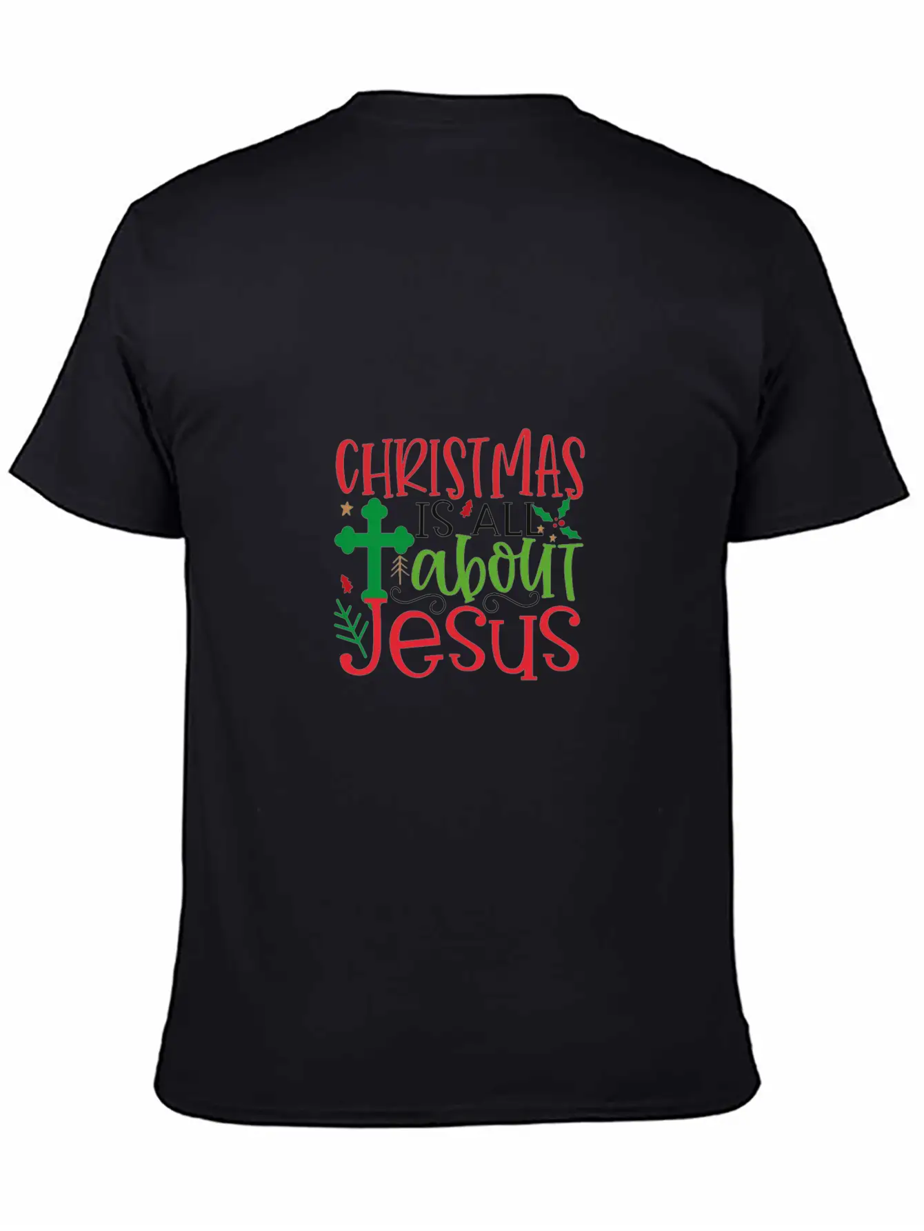 Christmas Is About Jesus Stylish Everyday T-Shirt – Unisex Basic Cotton Tee